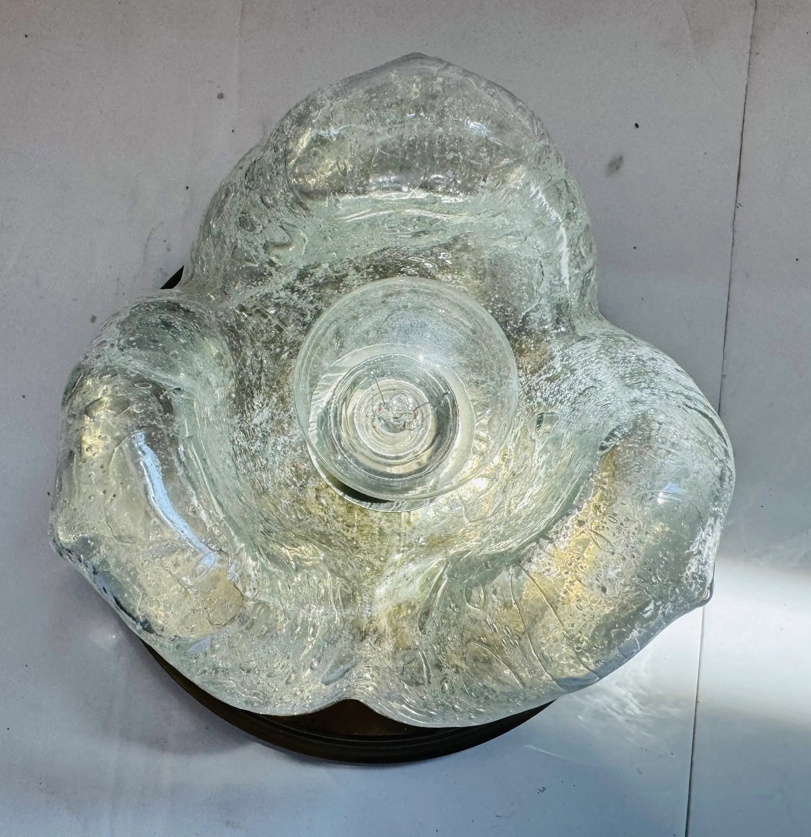 Pair of Doria Murano Glass Flush or Wall Lamps - 5