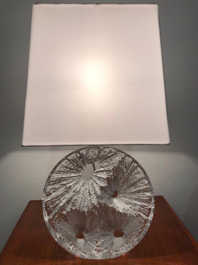1960 Daum Crystal French Table Lamp - 4