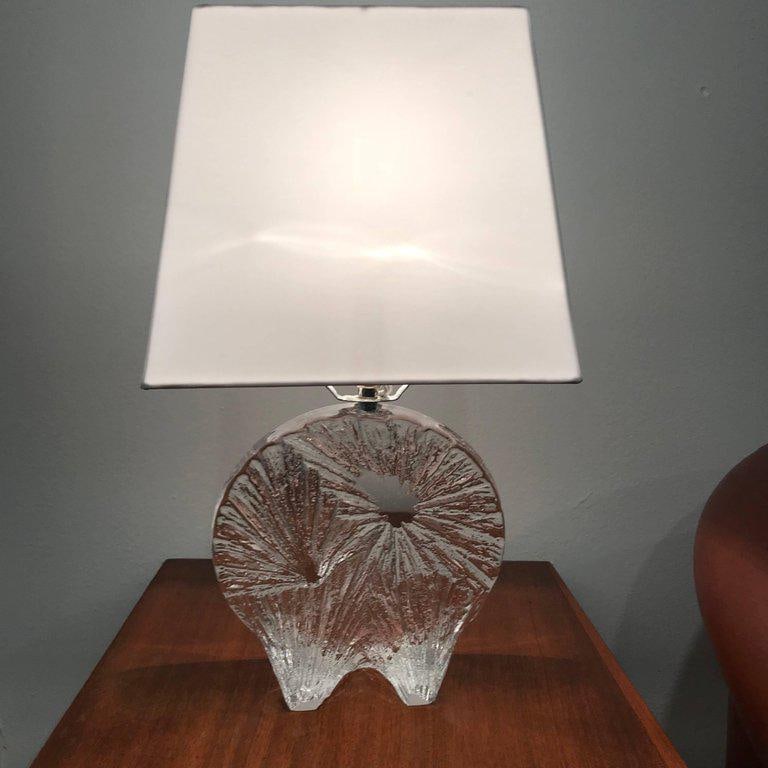 1960 Daum Crystal French Table Lamp - 9
