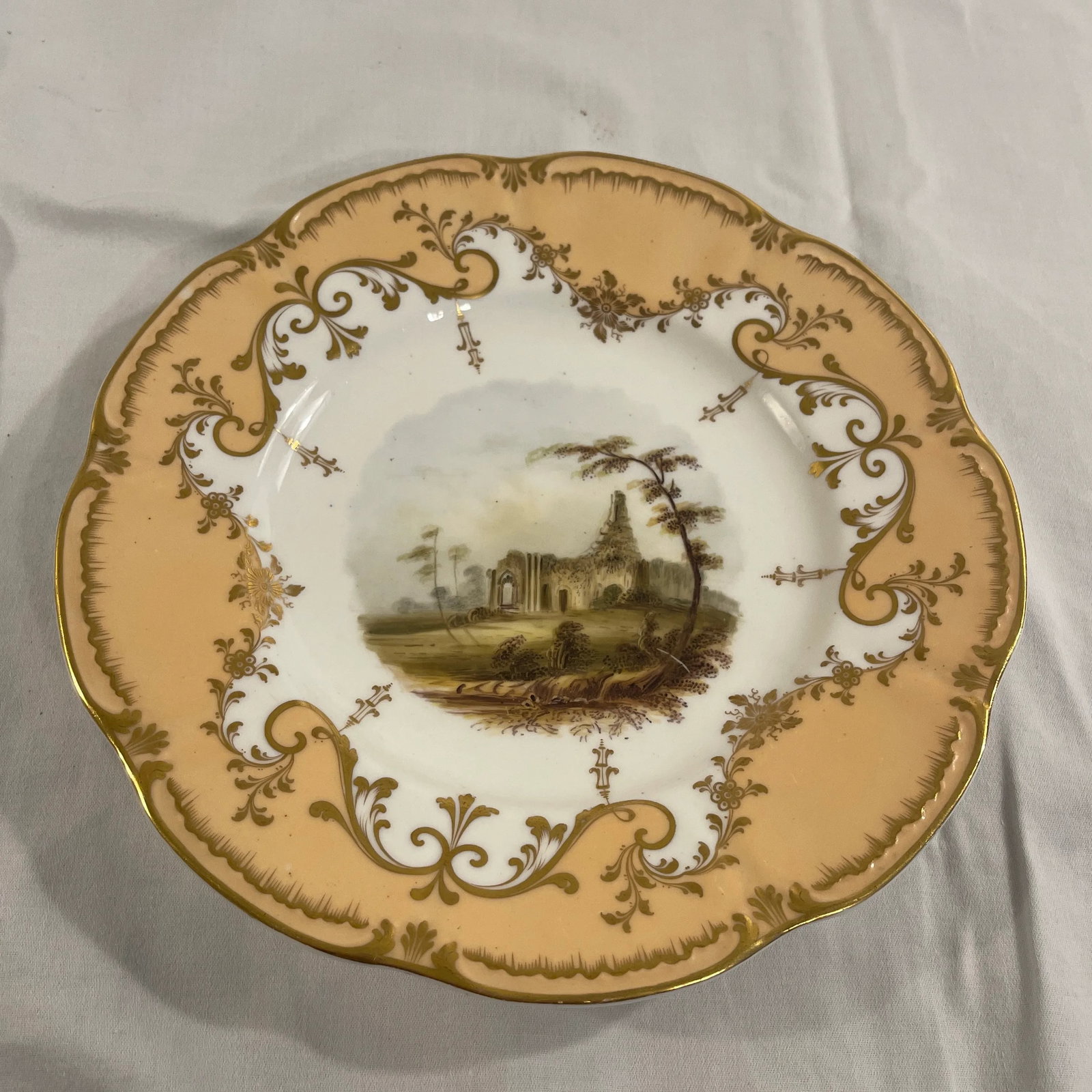 Early 19th Century Victorian Hand Painted Plate - Daniel Stanhope - 2
