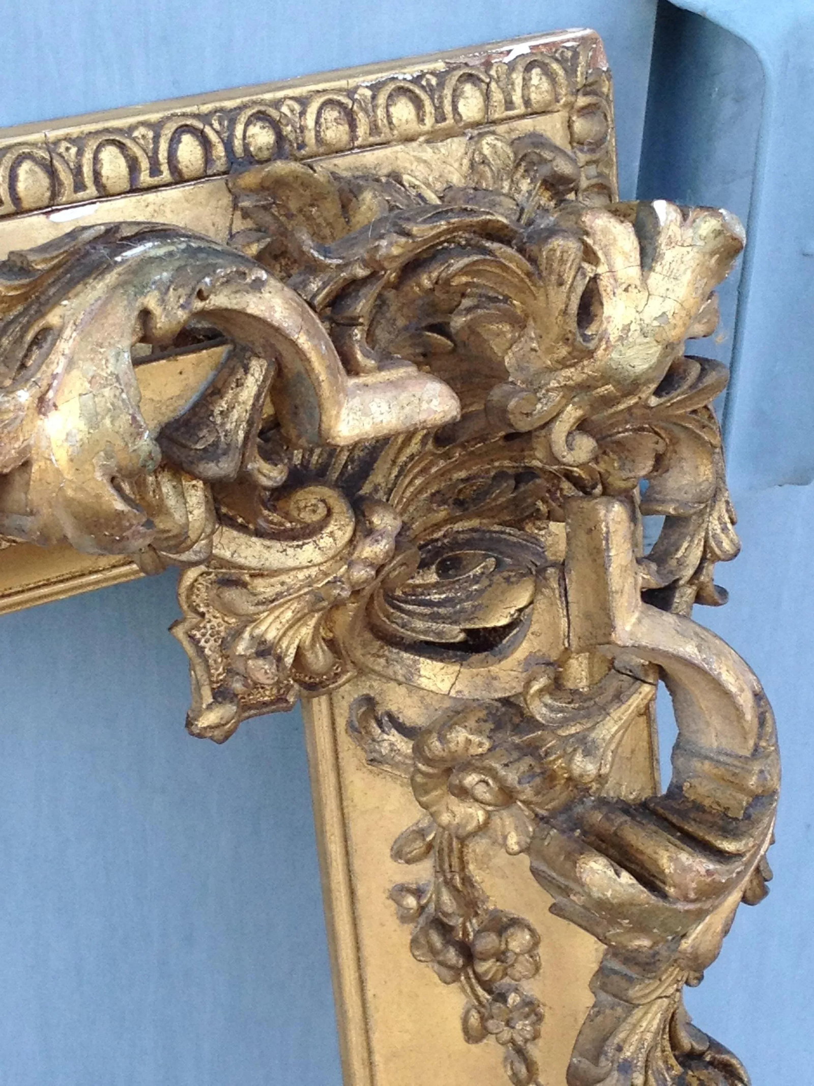 Mid 19th Century Carved Gilt Frame - 2