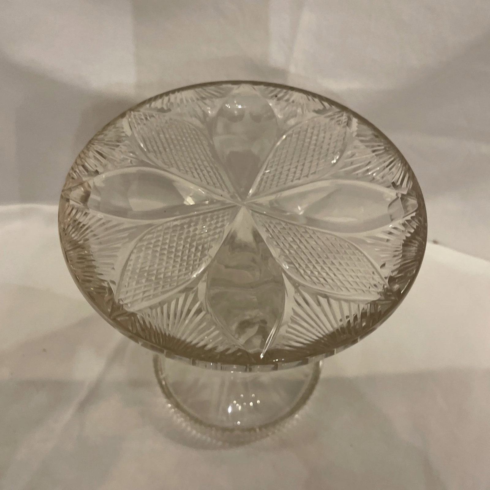 Early 19th Century Anglo Irish Cut Crystal Pedestal - 2