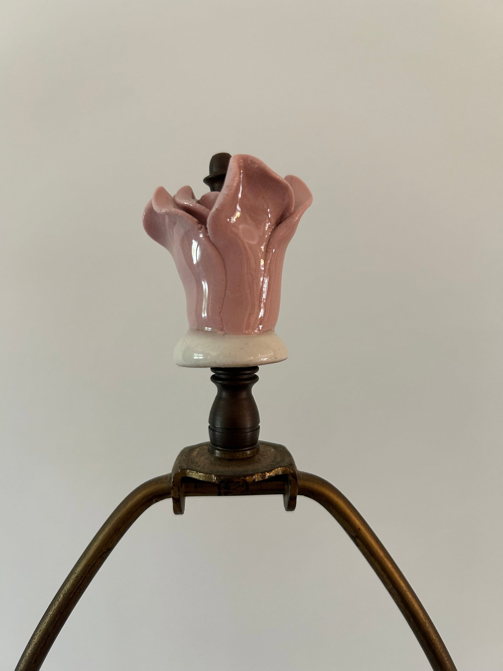 Pair of 1960s Marbro Pink Roses Lamps - 10