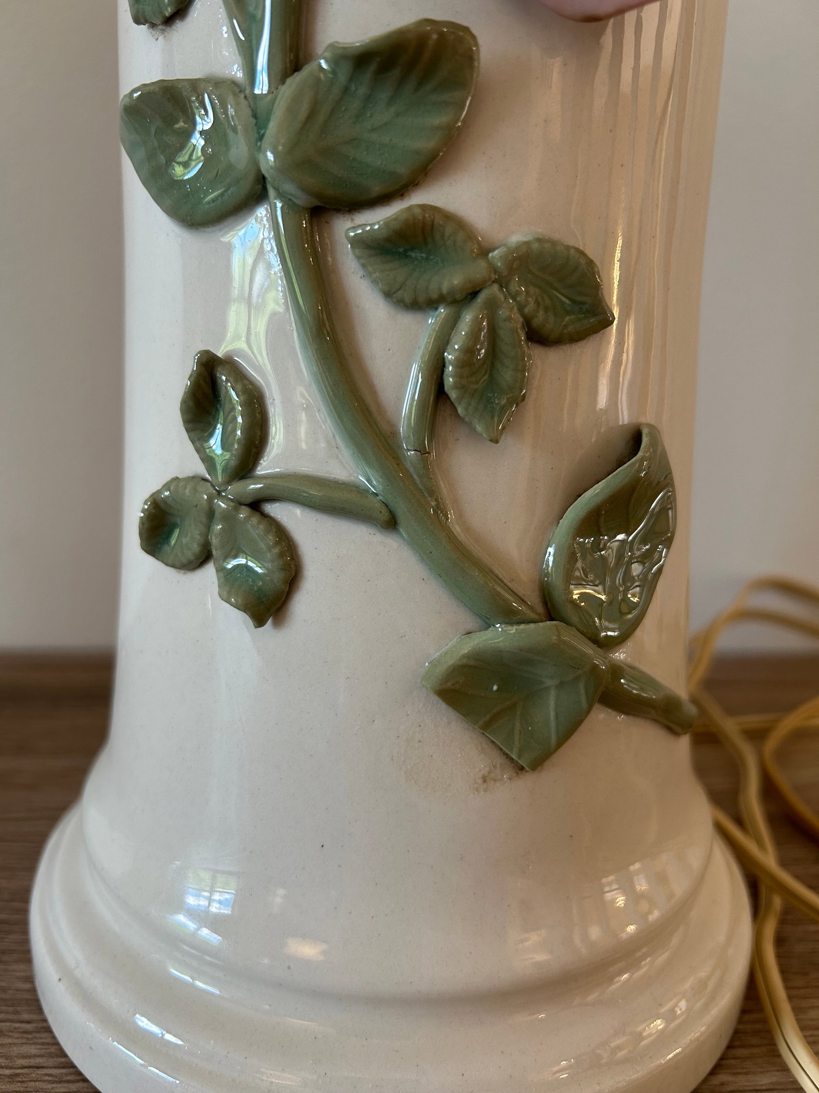 Pair of 1960s Marbro Pink Roses Lamps - 11