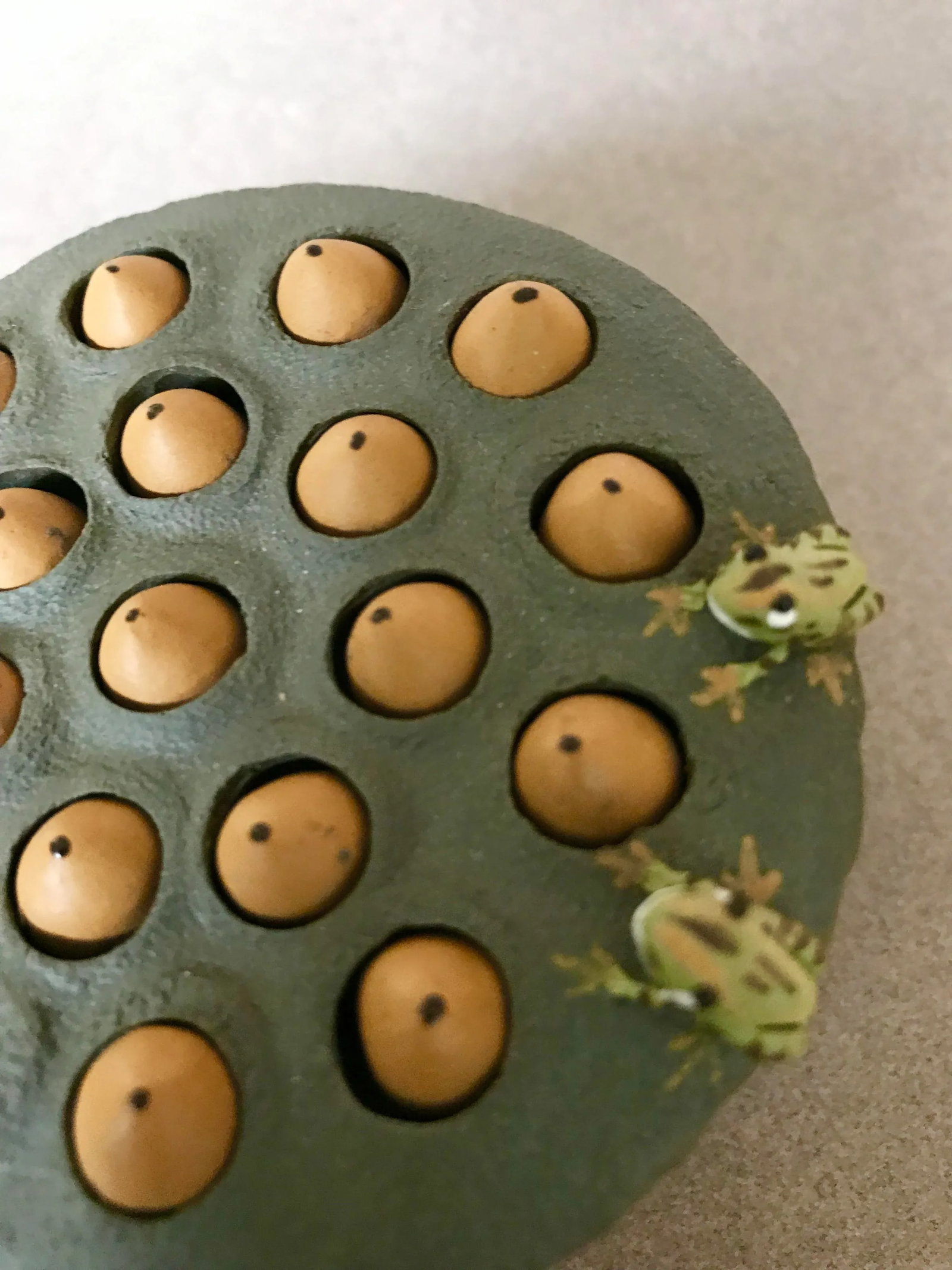 Yixing Scholar Object of a Lotus Pod With Movable Seeds - 9