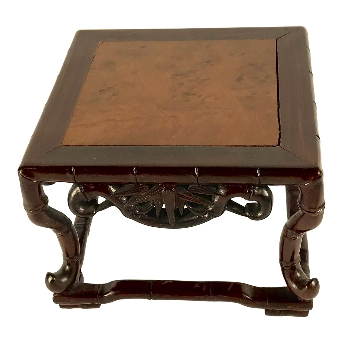 Vintage Chinese Rosewood Stand With Burl Top (1 of 8)