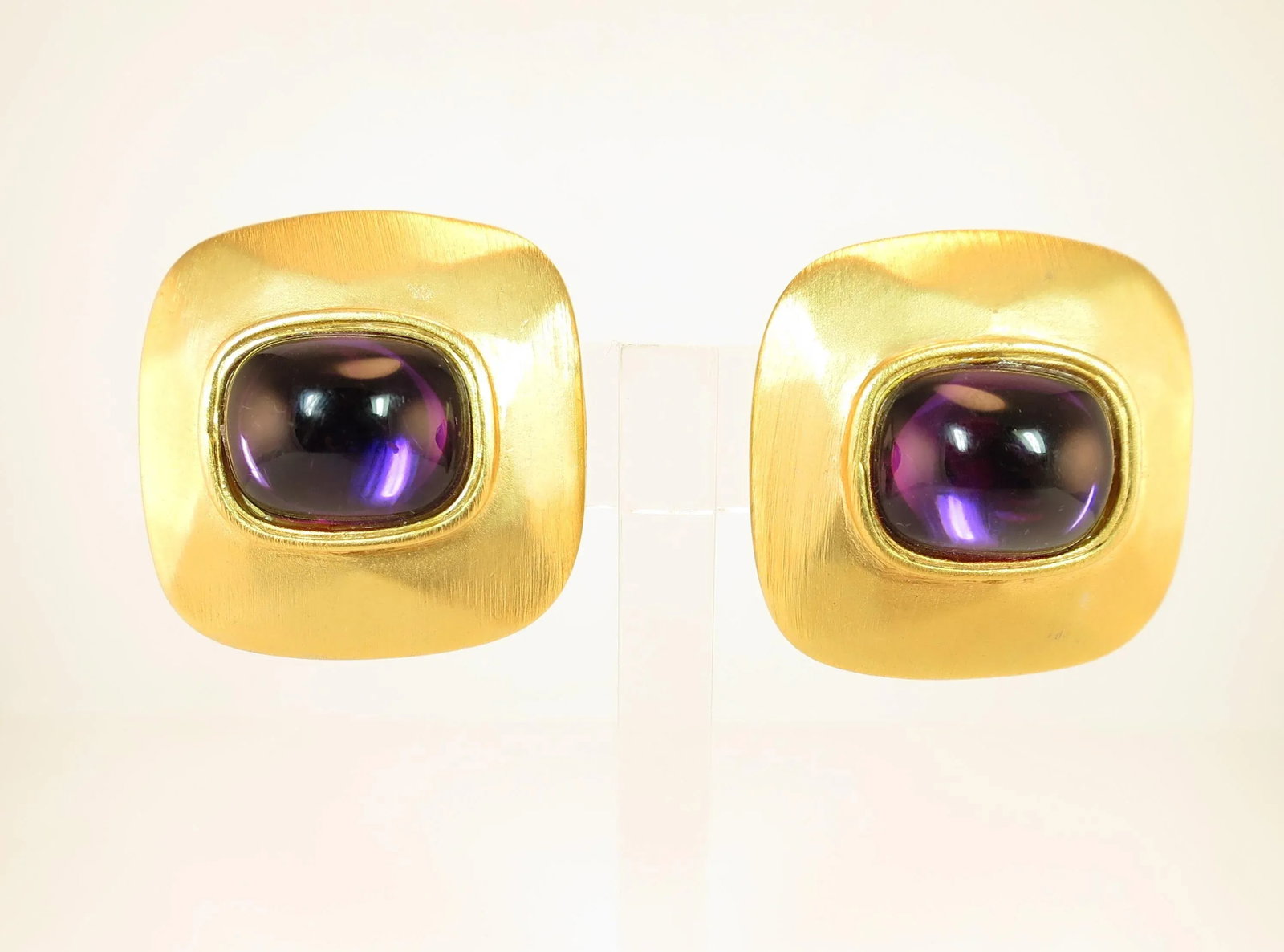 Vintage 1960s Mid-Century Modern Designer Jewel-Tone Bracelet & Earrings - 5 Pieces - 8
