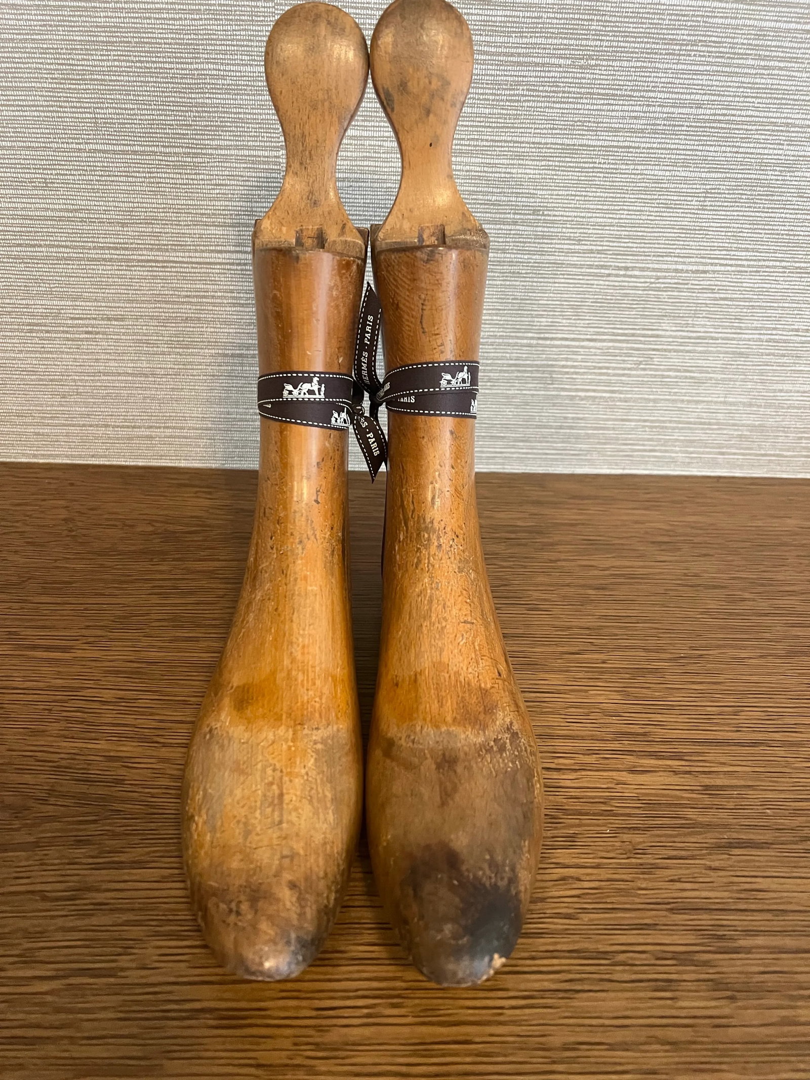 Antique Edwardian Beech Shoe or Boot Stretchers C 1900, a Pair - 3