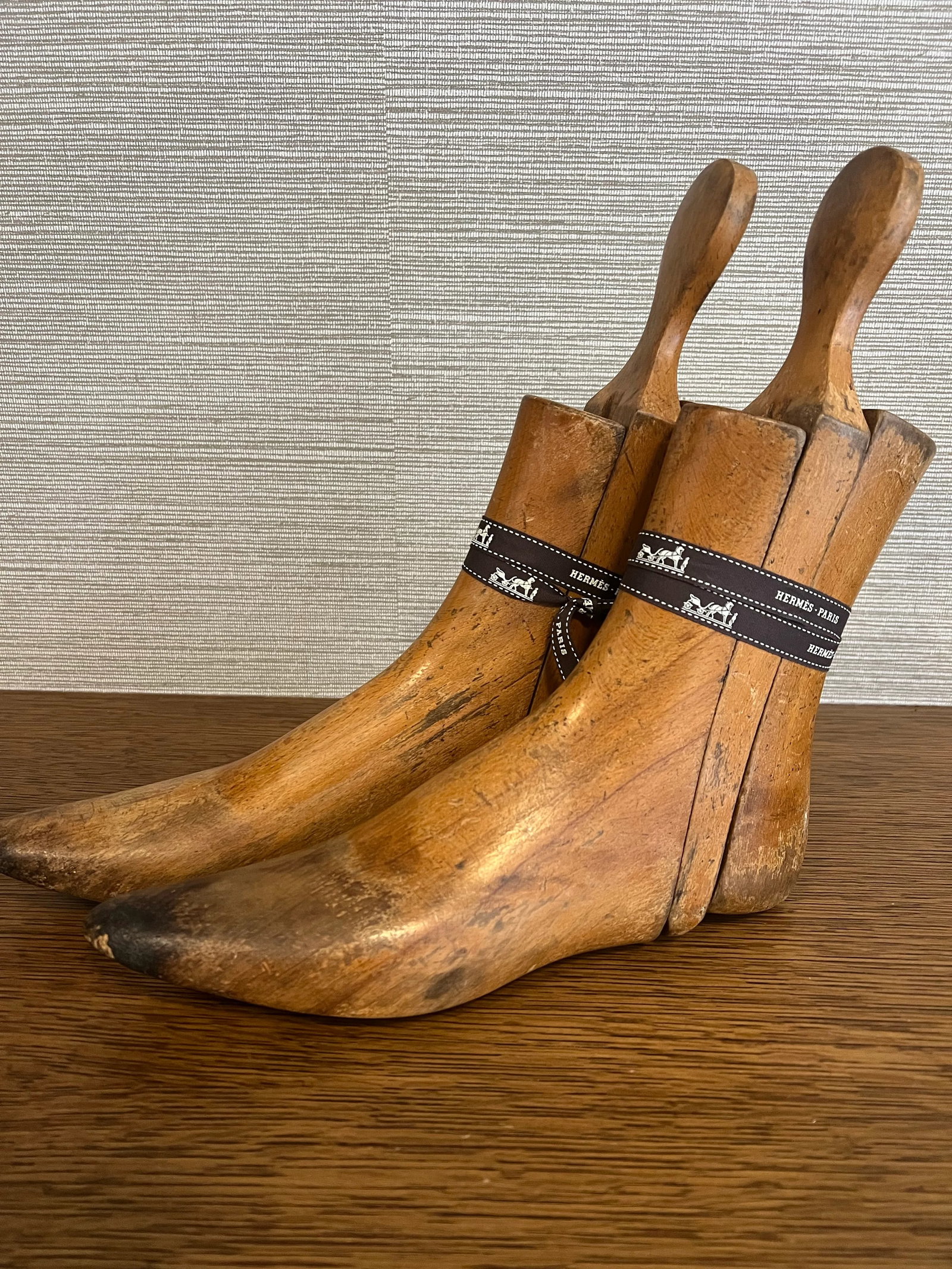 Antique Edwardian Beech Shoe or Boot Stretchers C 1900, a Pair - 4
