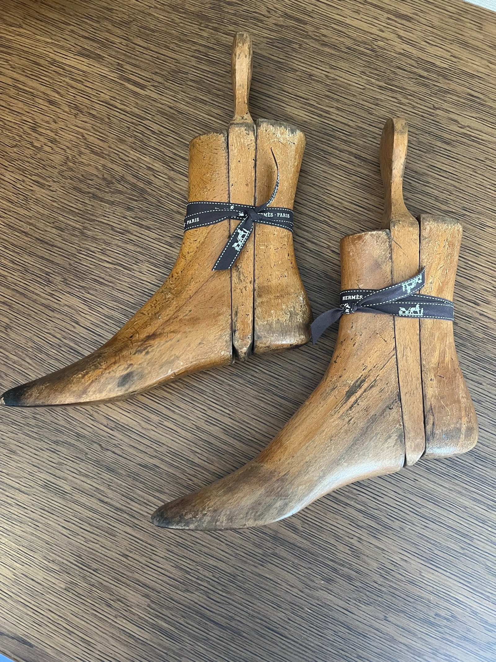 Antique Edwardian Beech Shoe or Boot Stretchers C 1900, a Pair - 6