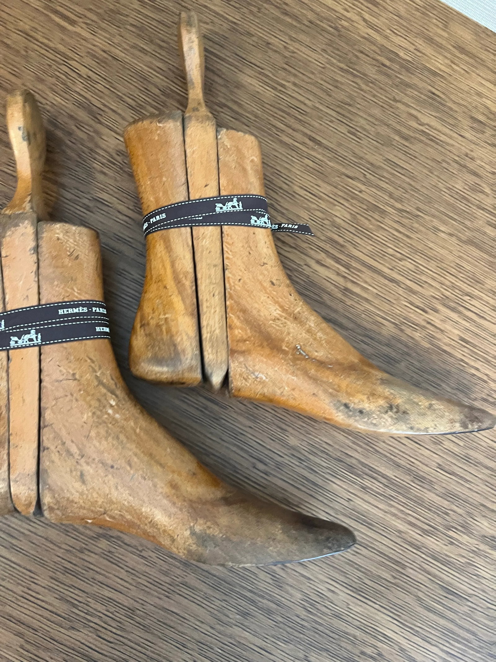 Antique Edwardian Beech Shoe or Boot Stretchers C 1900, a Pair - 7