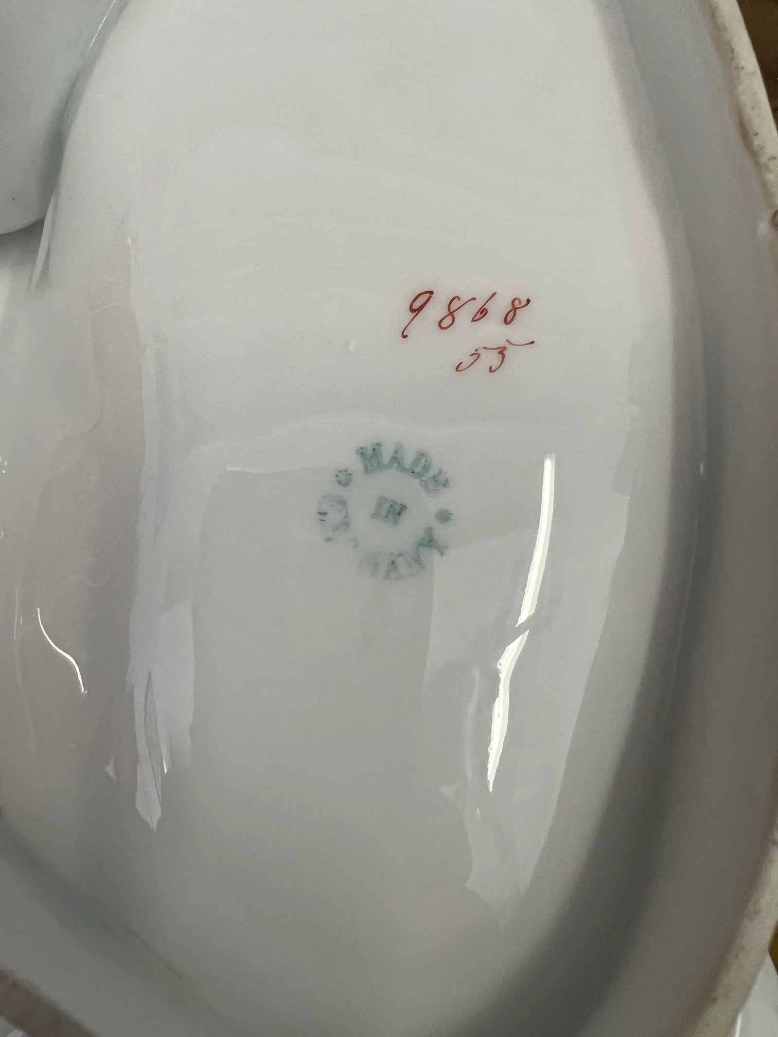 Late 19th Century Carl Tielsch Ct German Porcelain Double Sided Floral Dish With Handle - 5