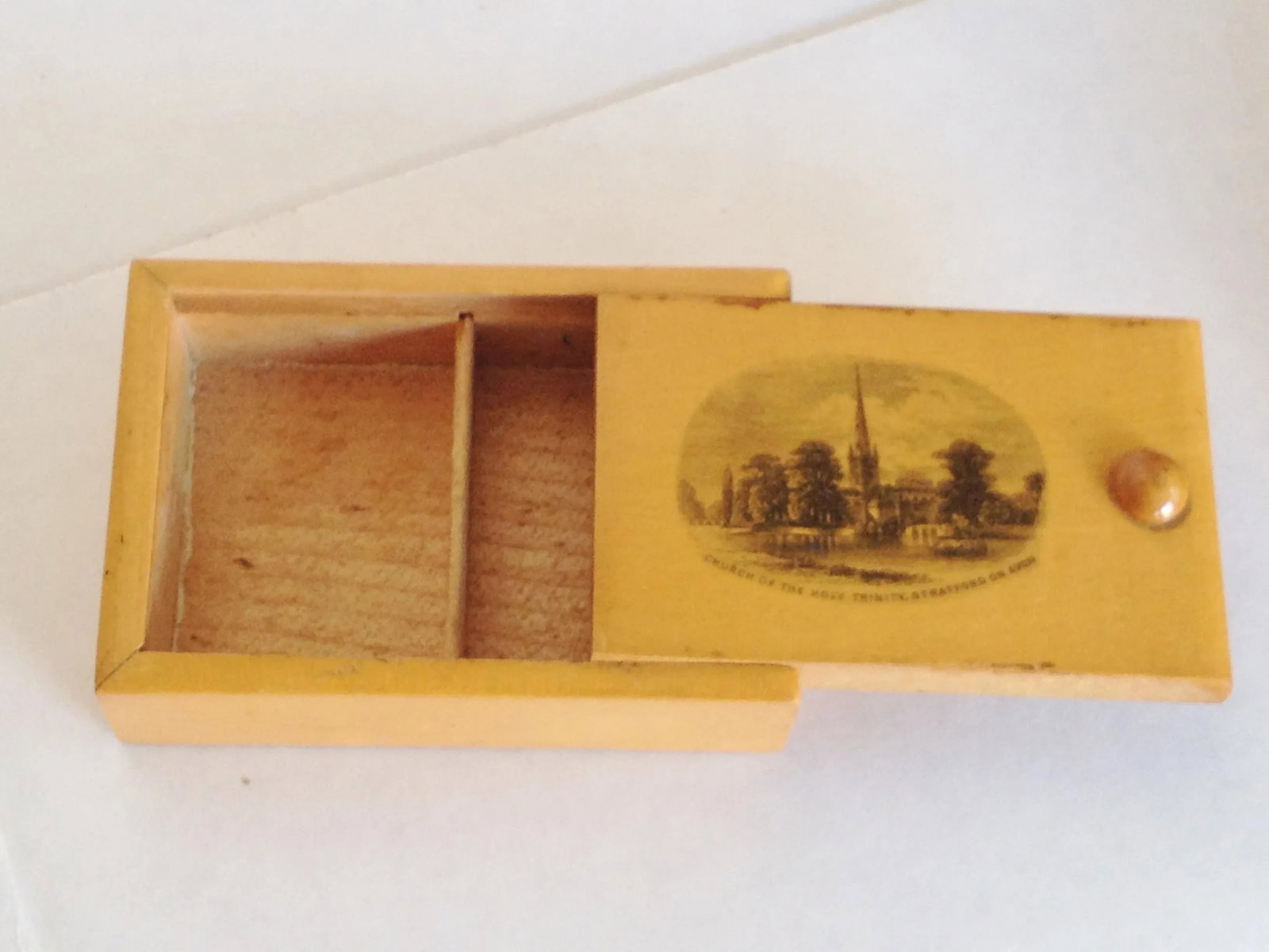 Antique Mauchline Ware Treen Souvenir Set Bunker Hill, Stratford, Giant's Causeway - 7