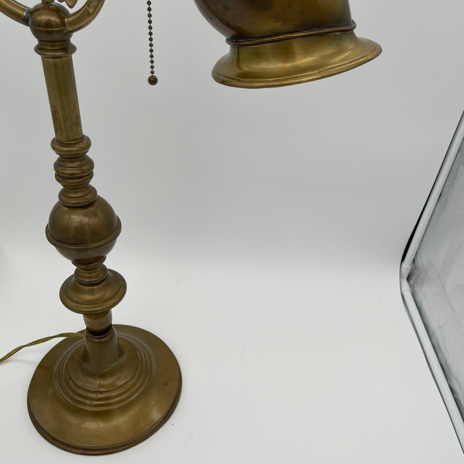 Late 19th Century French Brass Figural Desk Lamp - 6