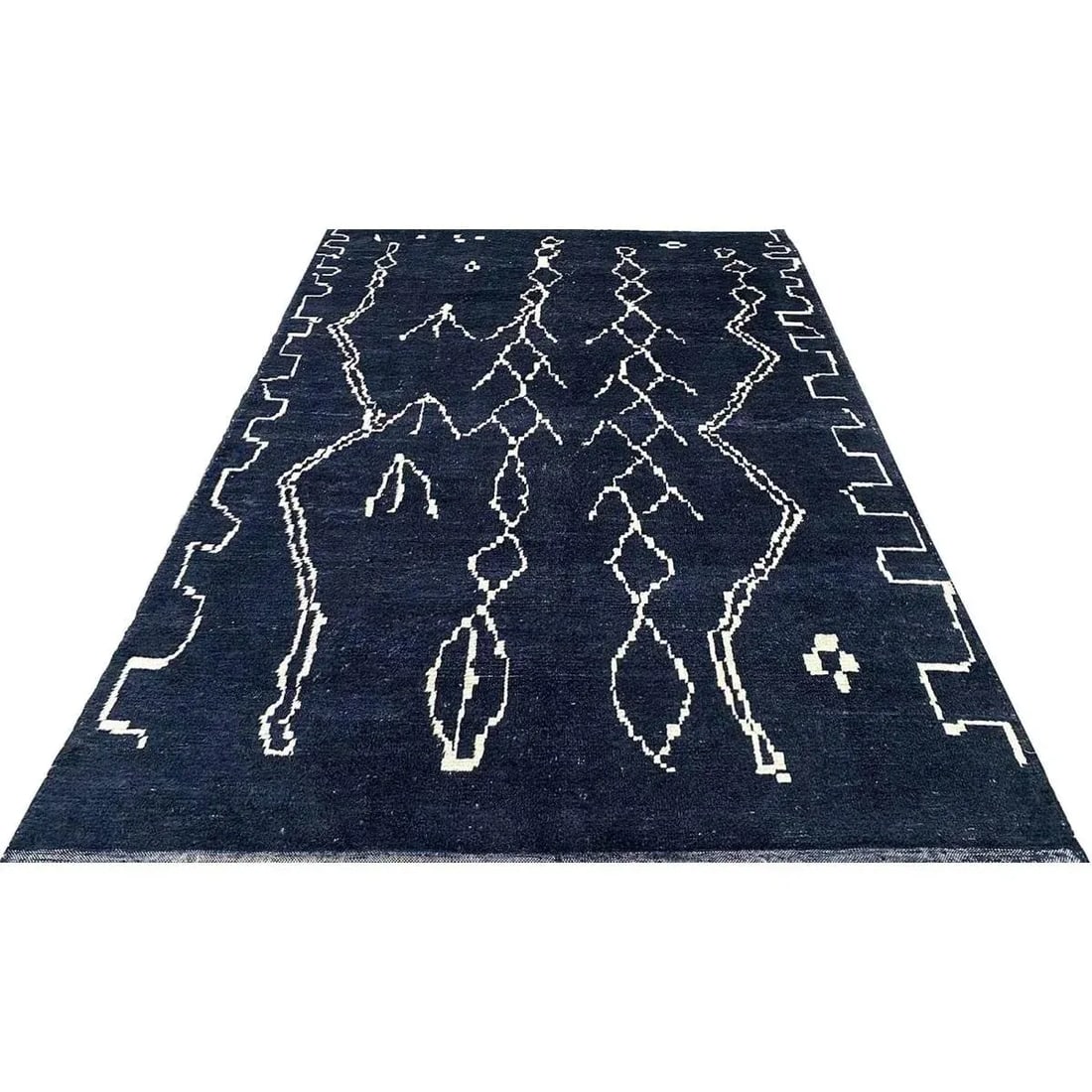 Handwoven Moroccan Style Area Rug 6x9 - 2