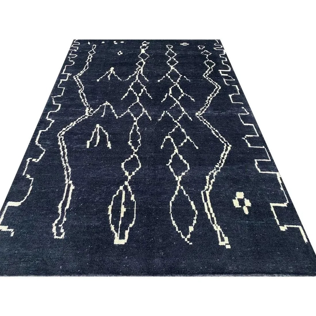 Handwoven Moroccan Style Area Rug 6x9 - 4