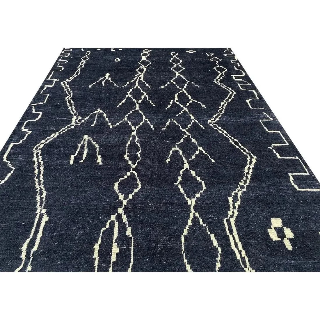 Handwoven Moroccan Style Area Rug 6x9 - 5