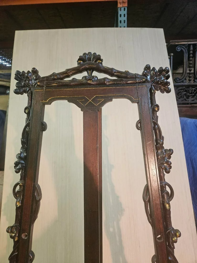 Late 20th Century Egyptian Revival Carved Easel - 4