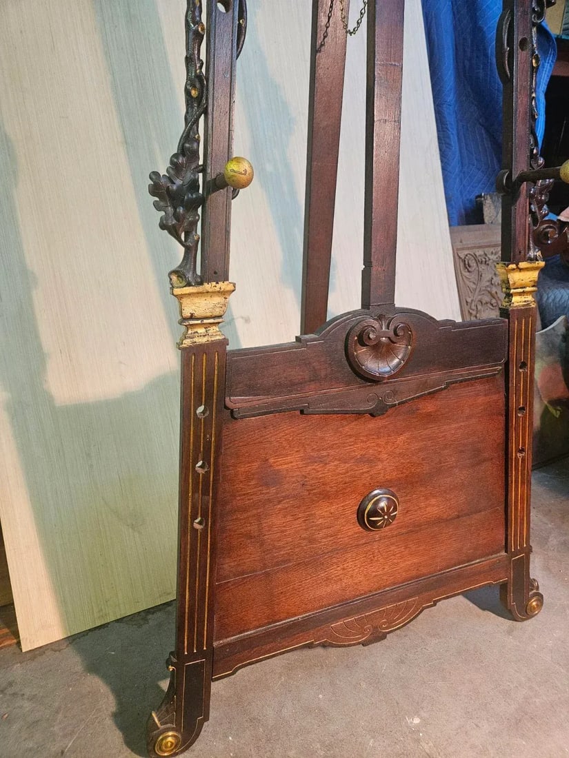 Late 20th Century Egyptian Revival Carved Easel - 5