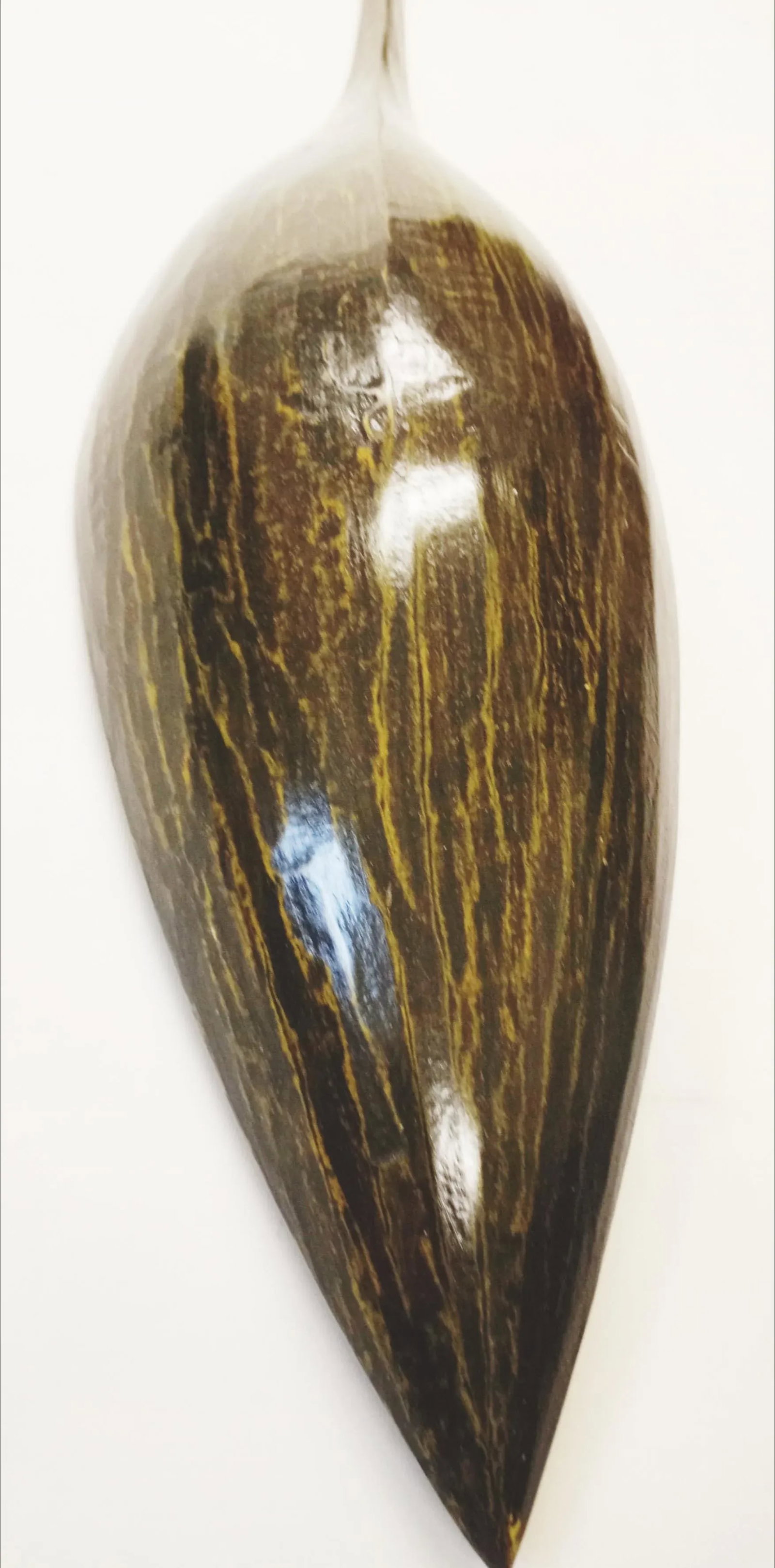 Spoon Sculpture - 8 Foot Long Black and Yellow Wall Art - 4