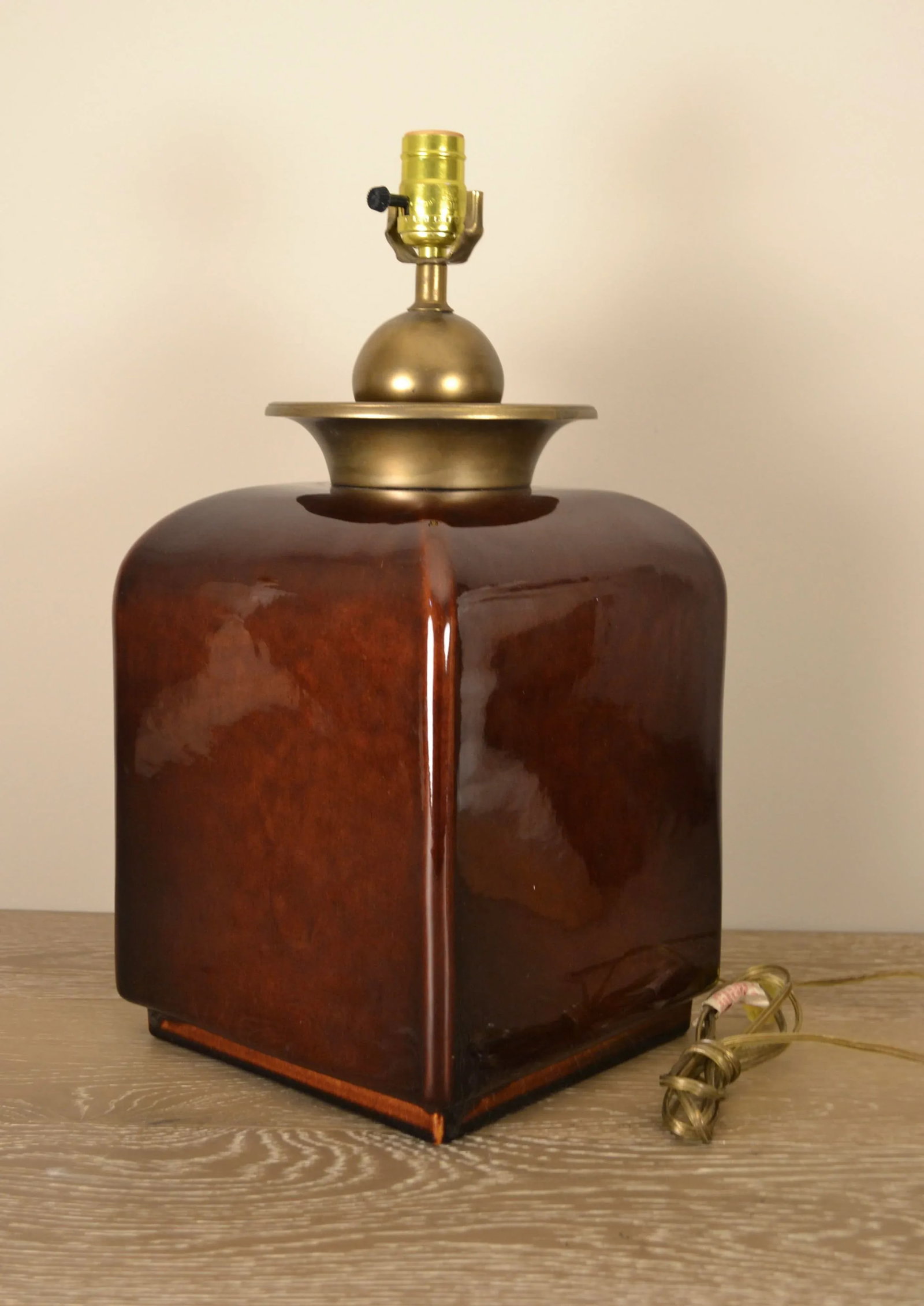20th Century Modernist Pottery Table Lamp - 2