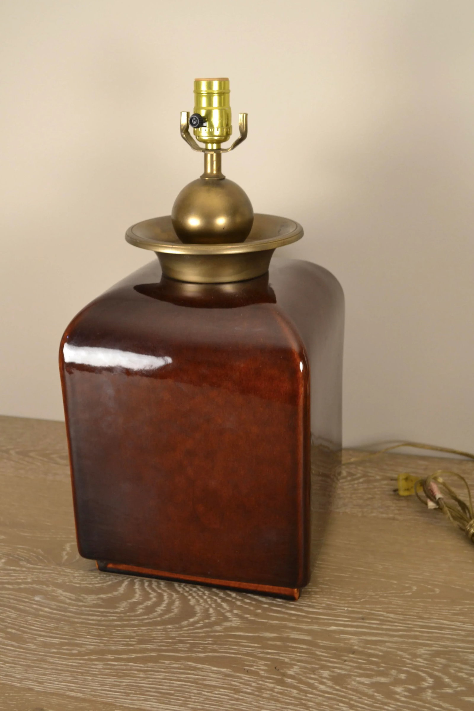 20th Century Modernist Pottery Table Lamp - 3