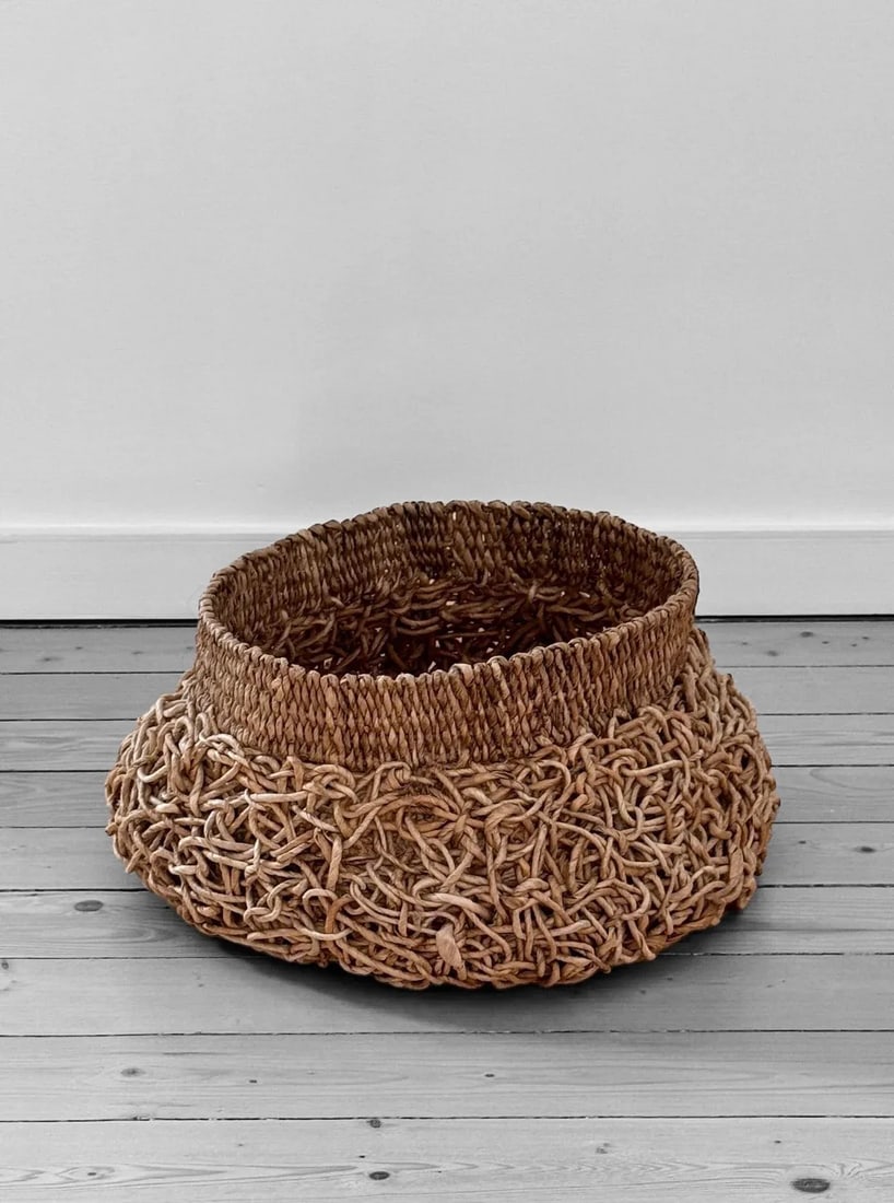 Large Raffia Basket - 2