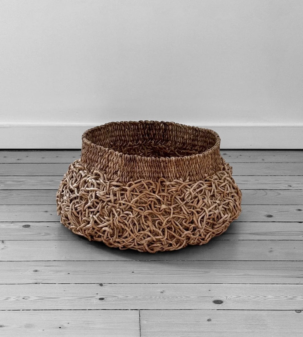 Large Raffia Basket - 4