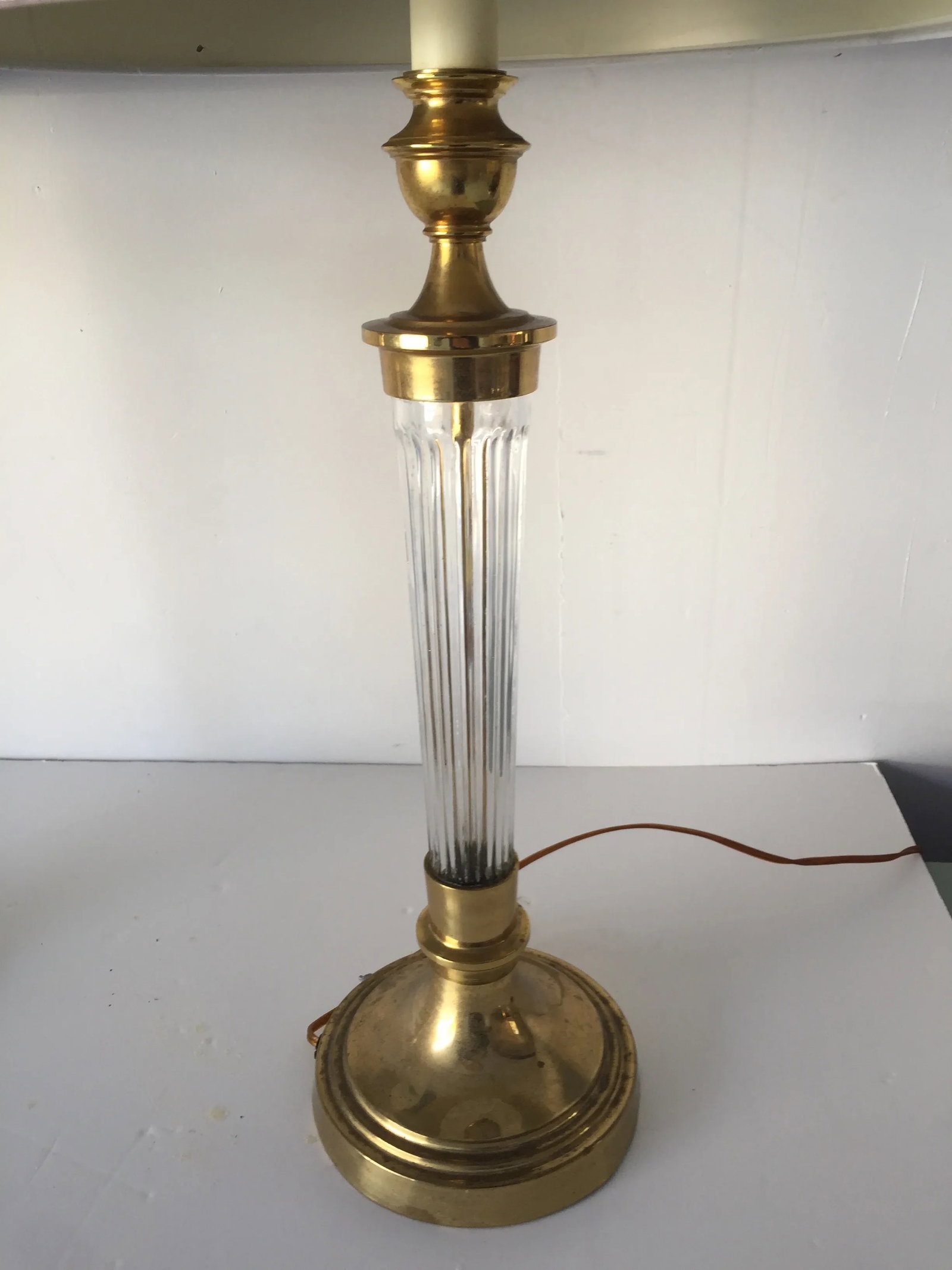 Mid-Century Table Lamps (2)ly Complimented by Custome Shades - 6