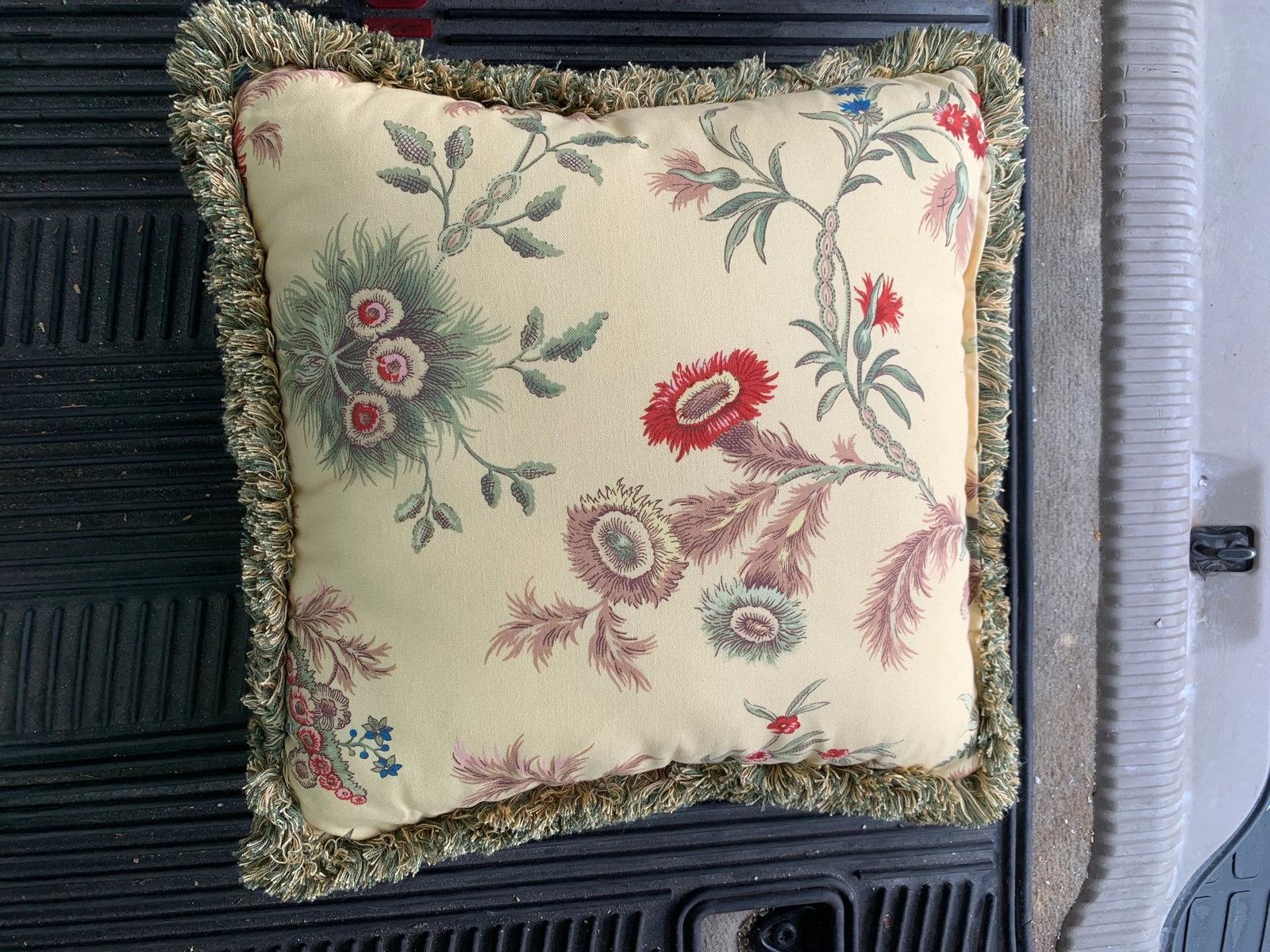 Vintage Floral Pillows- Set of 2 - 5