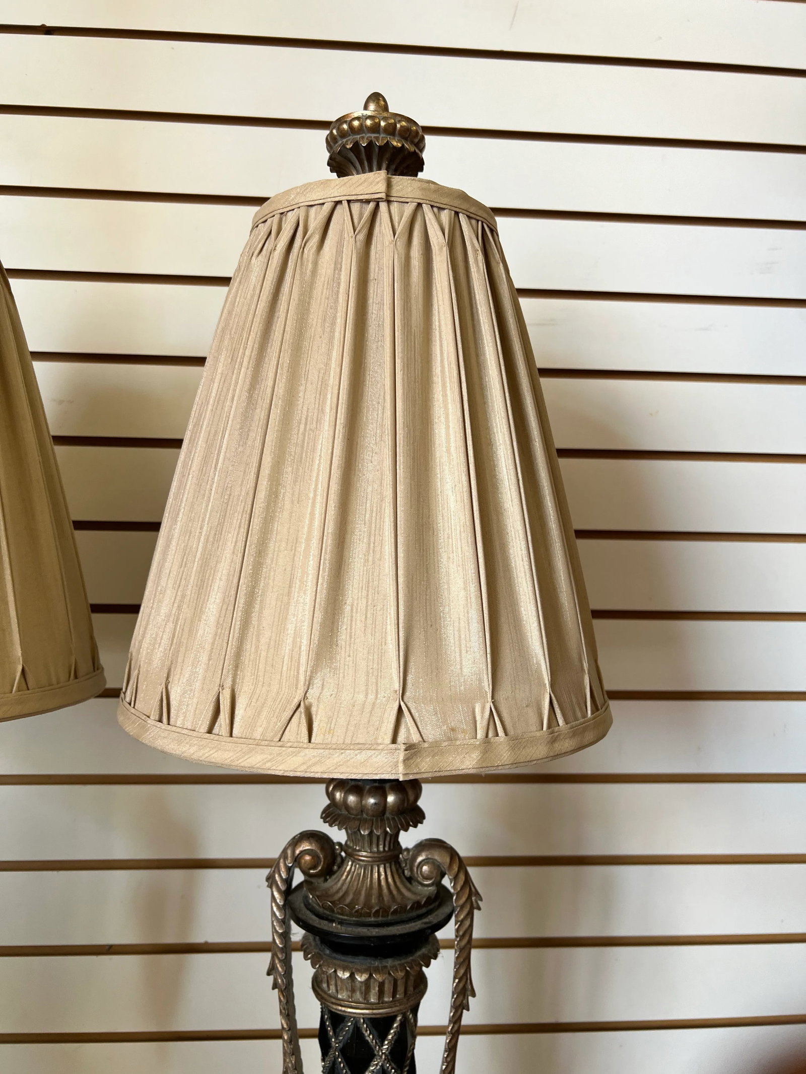 Vintage French Hollywood Regency Style Lamps - a Pair - 3