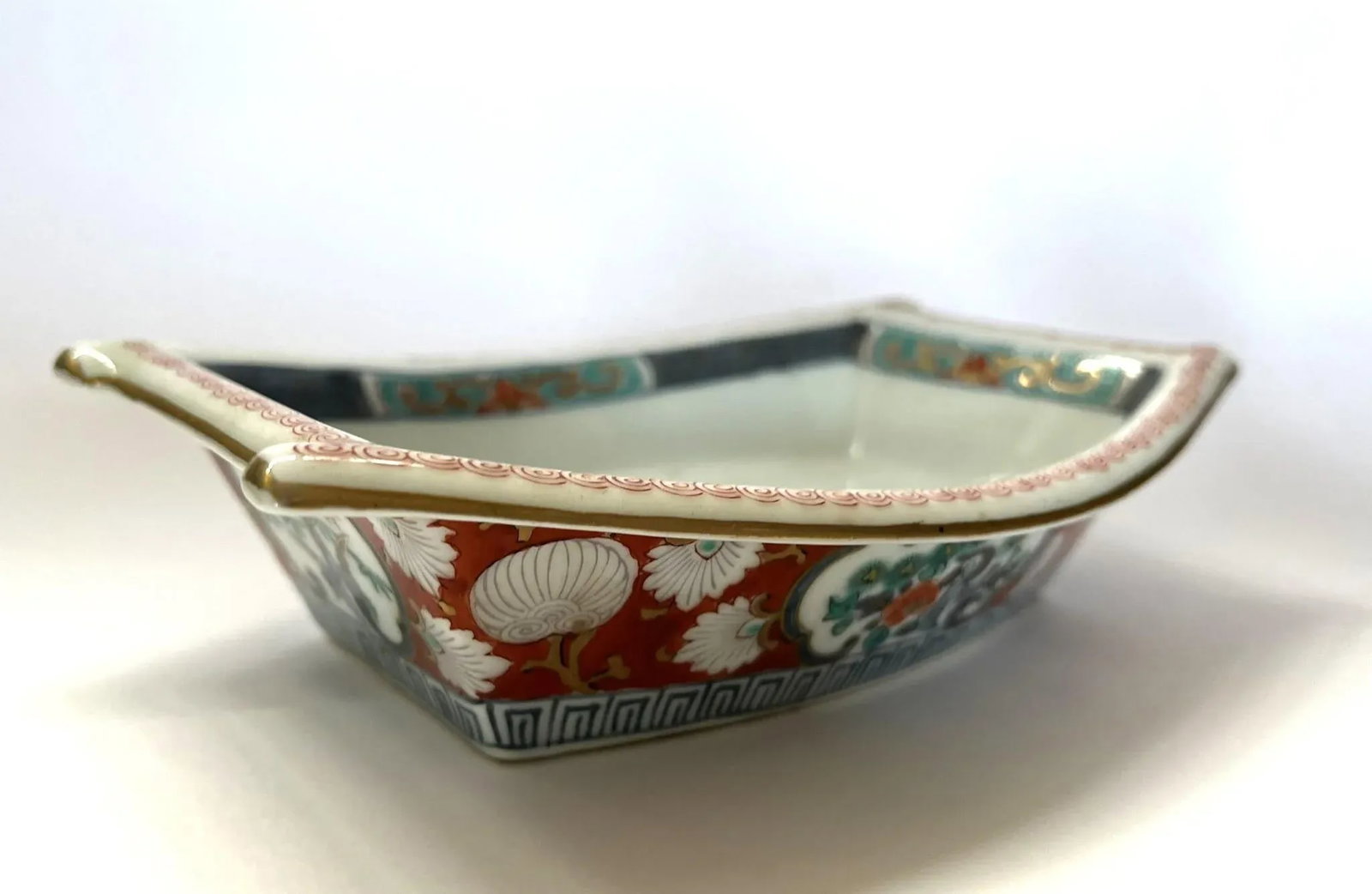 Antique Boat Shape Imari Bowl - 2