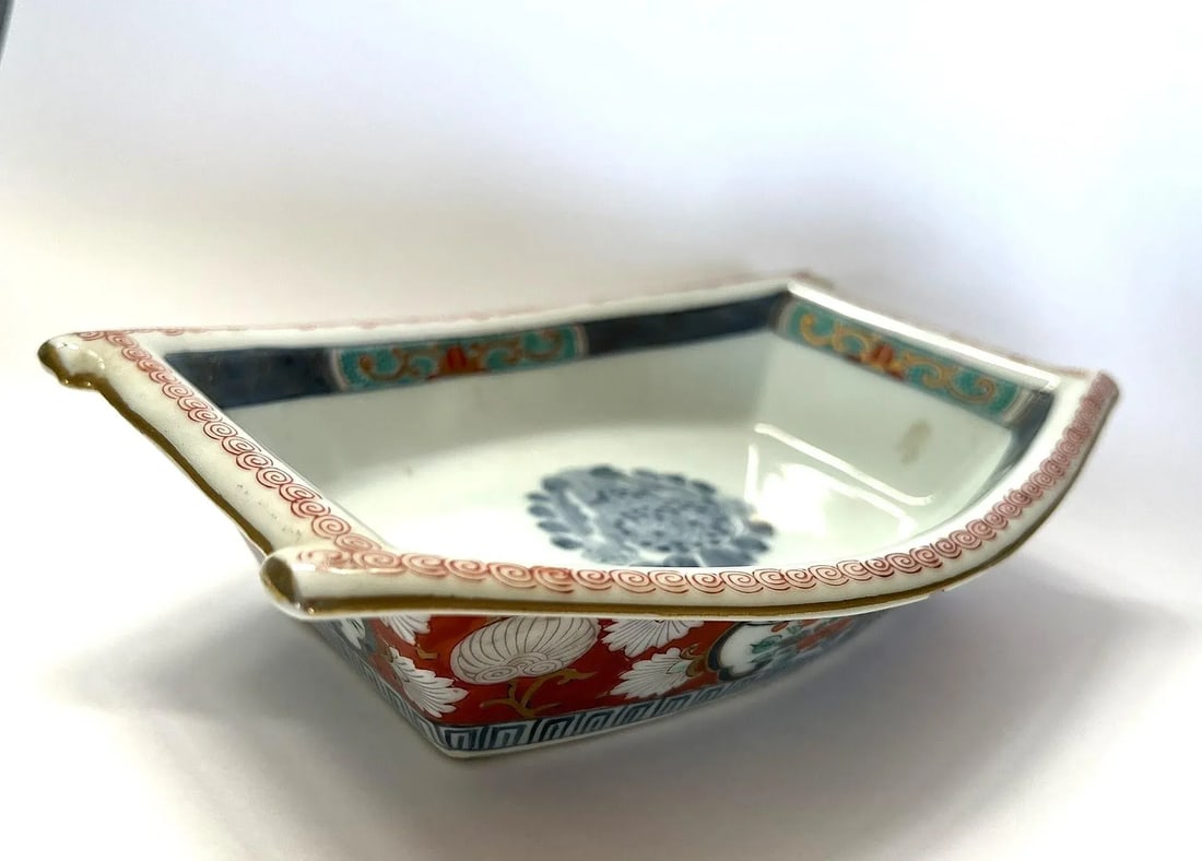 Antique Boat Shape Imari Bowl - 7