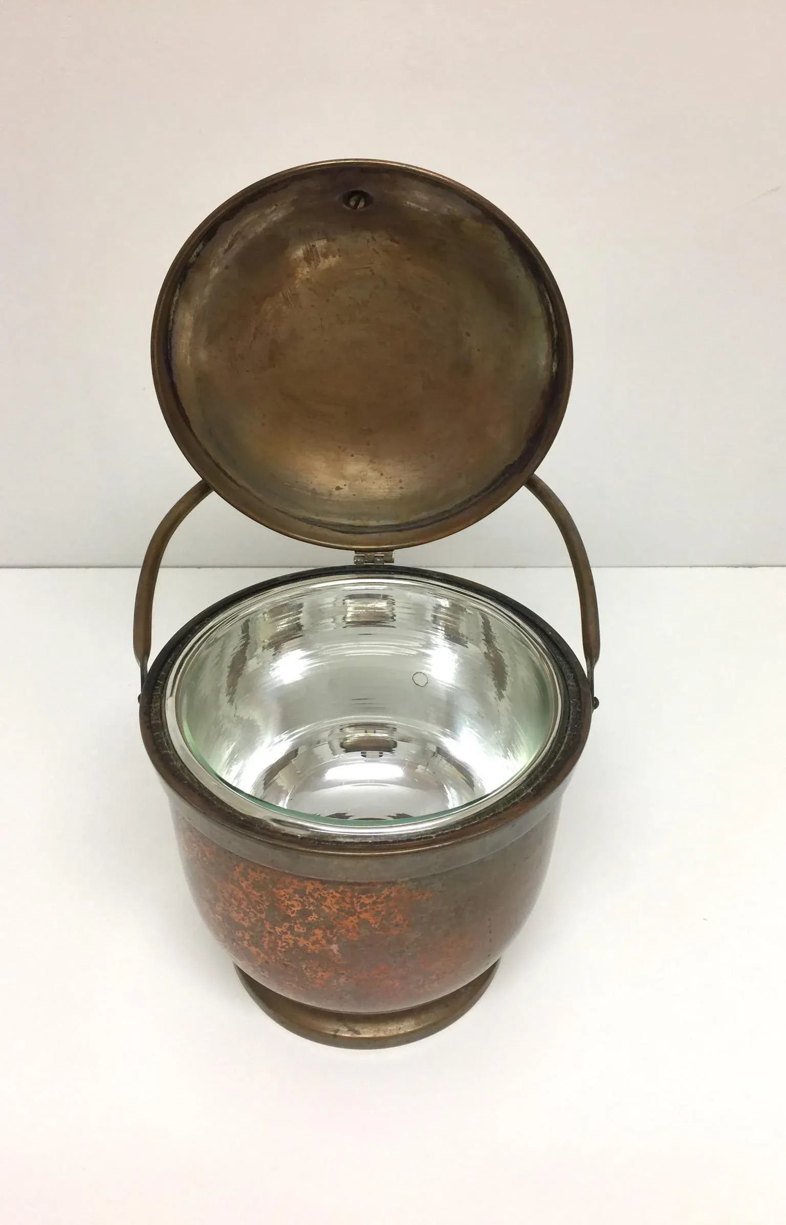 Early 20th Century Antique Copper Poole Silver Company Ice Bucket - 6