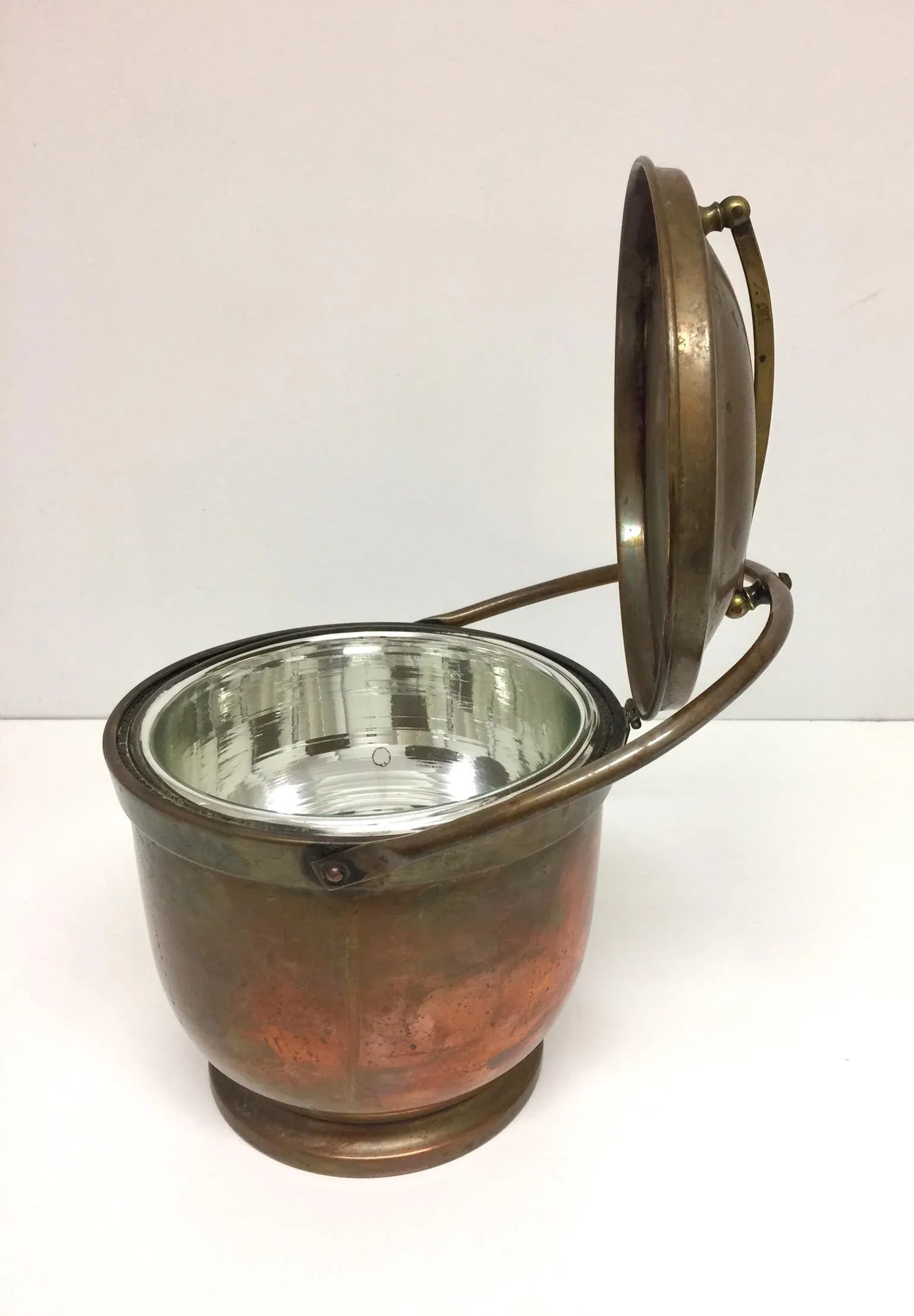 Early 20th Century Antique Copper Poole Silver Company Ice Bucket - 8
