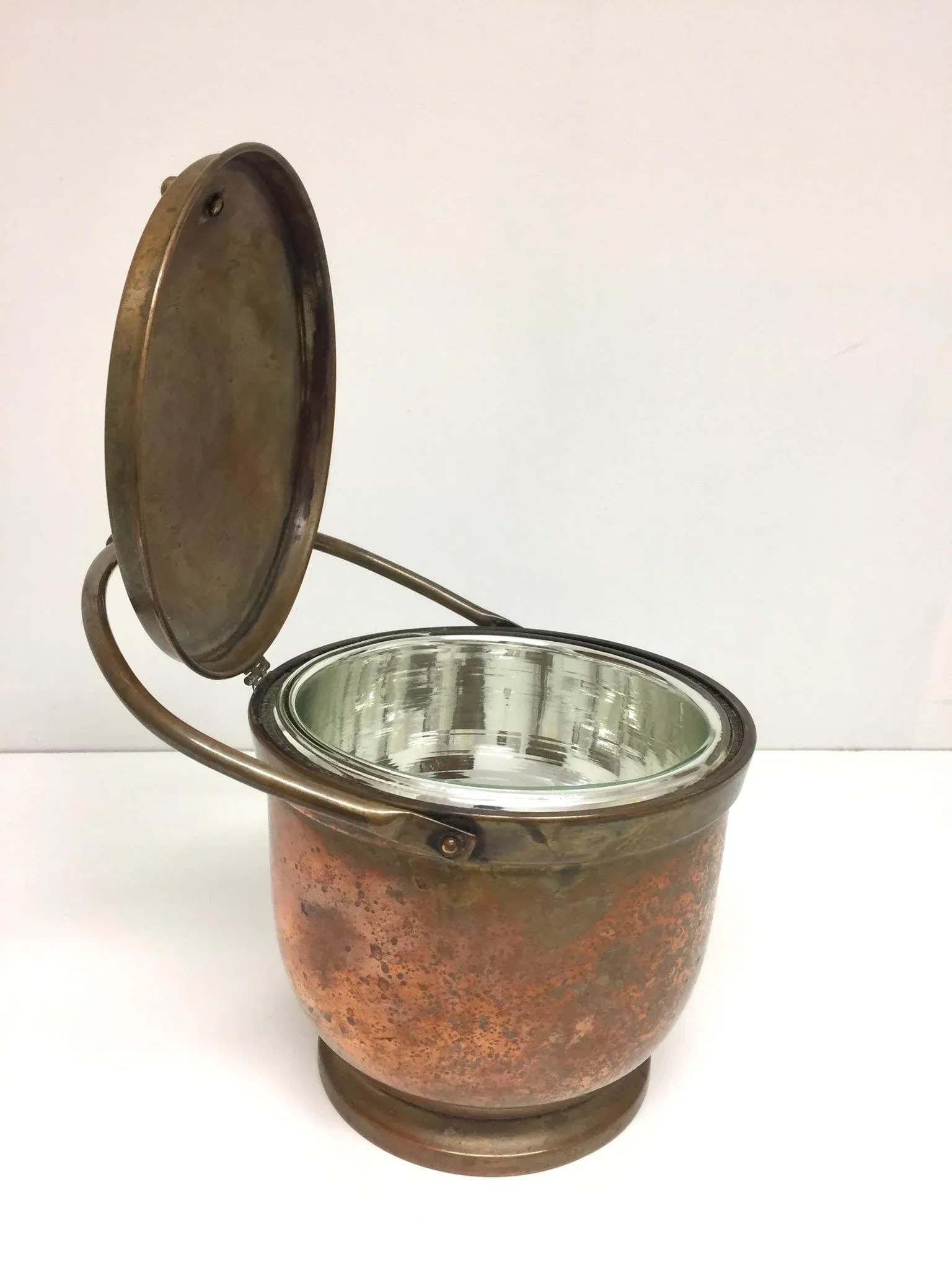Early 20th Century Antique Copper Poole Silver Company Ice Bucket - 9