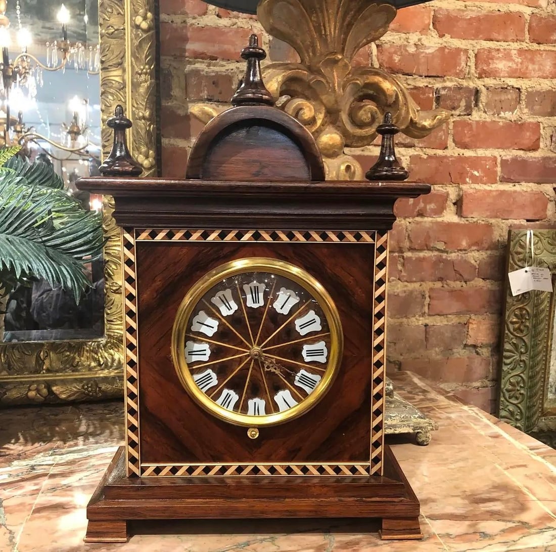 Inlaid Bracket Clock - 5