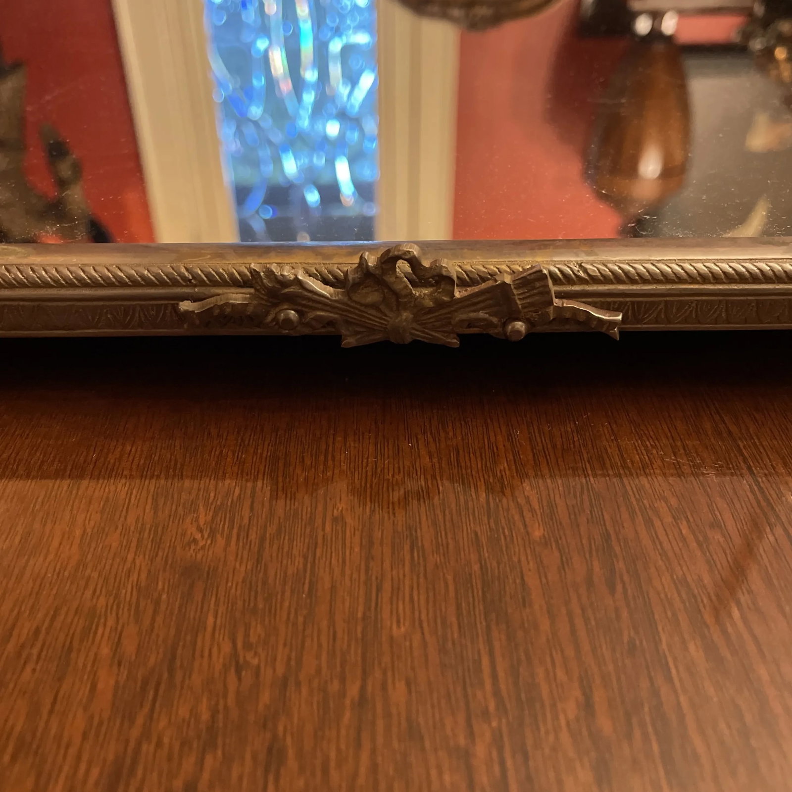 Louis XVI Style Bronze Mirror Plateau - 2