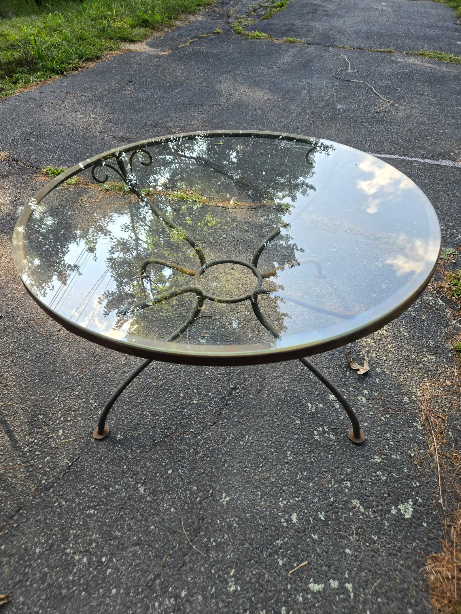 Vintage Wrought Iron Patio Tables - 4