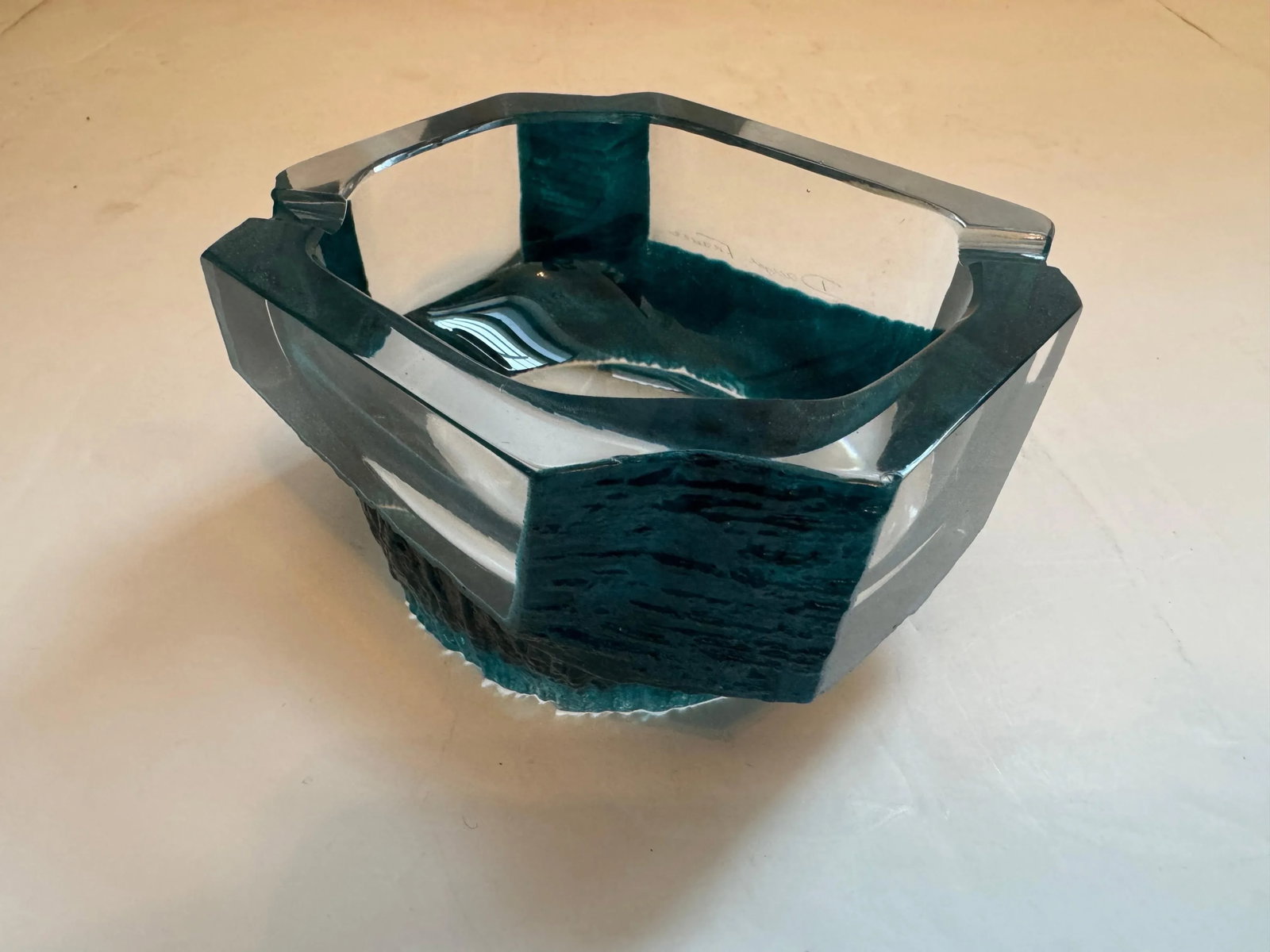 Cesar Badaccini Argos Daum Crystal 1970 French Bowl Ashtray - 7