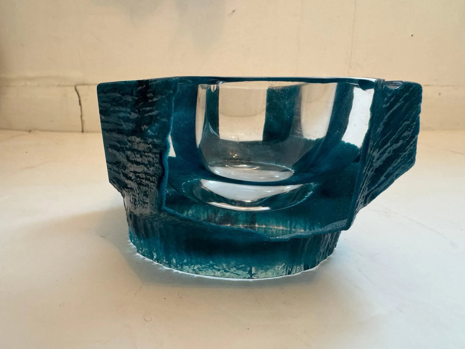 Cesar Badaccini Argos Daum Crystal 1970 French Bowl Ashtray - 9