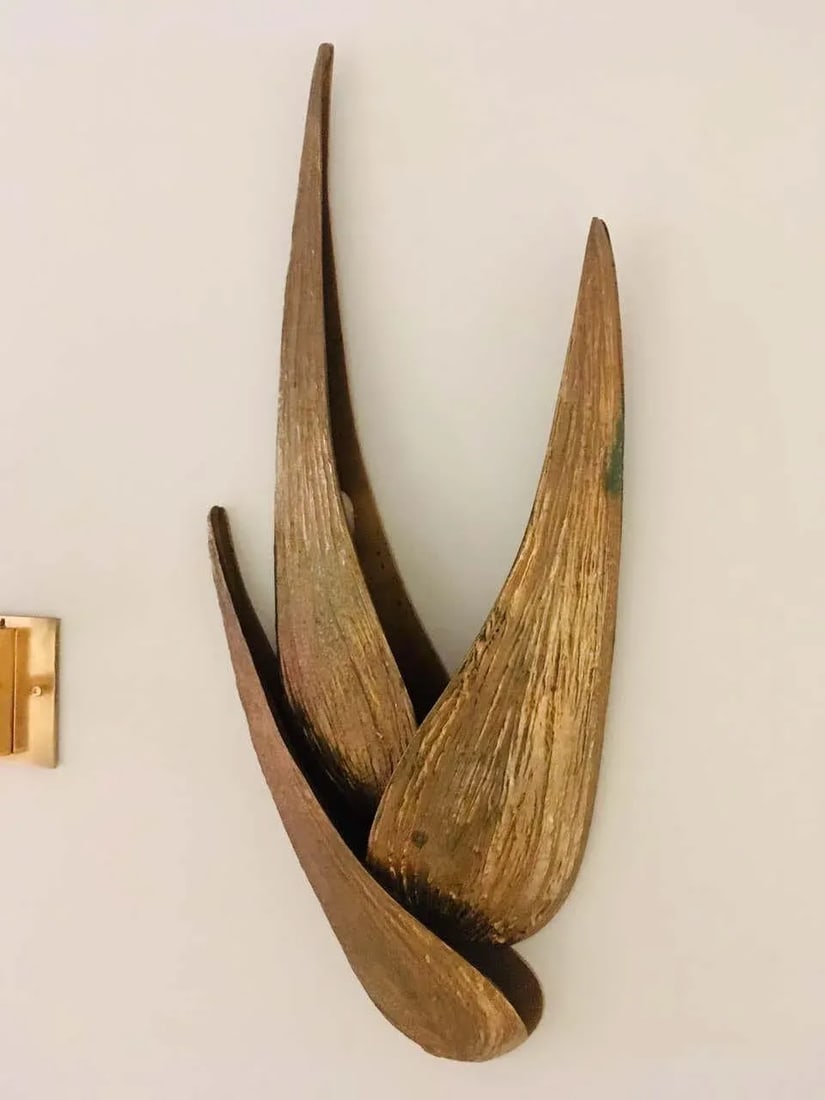 1970s Bronze Chrystiane Charles Wall Light - 4