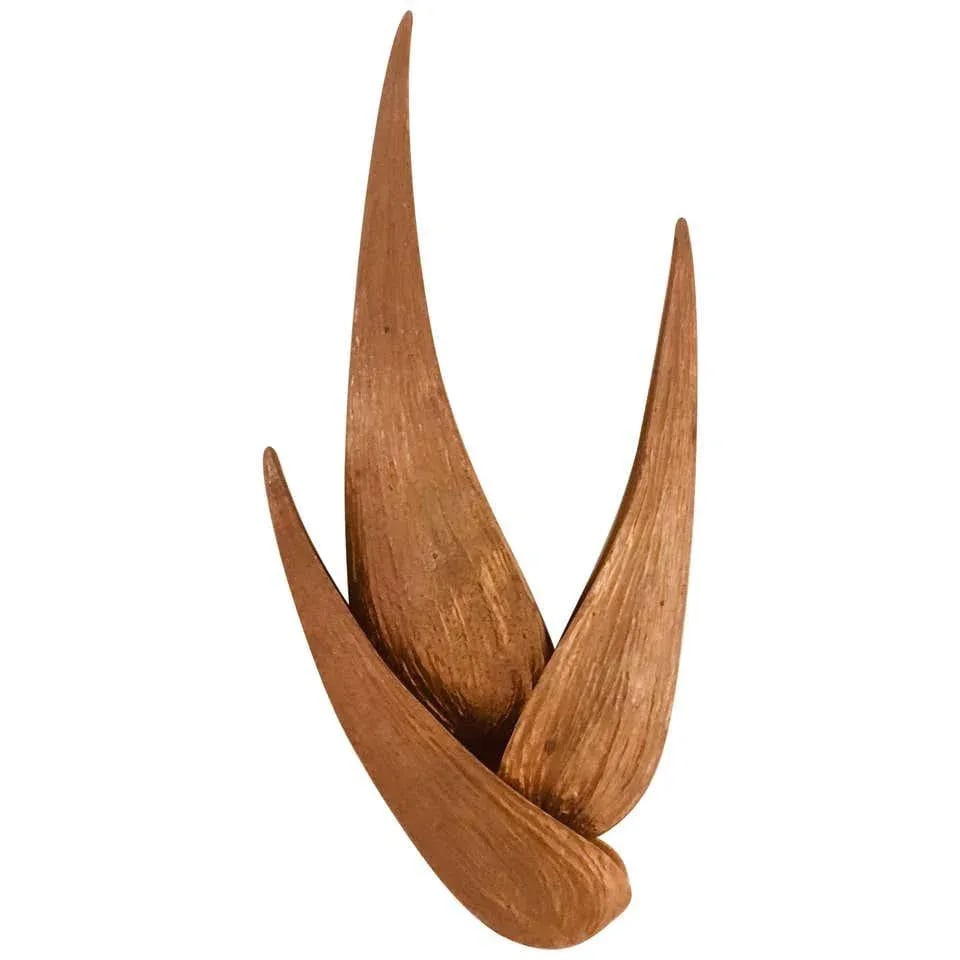 1970s Bronze Chrystiane Charles Wall Light - 9