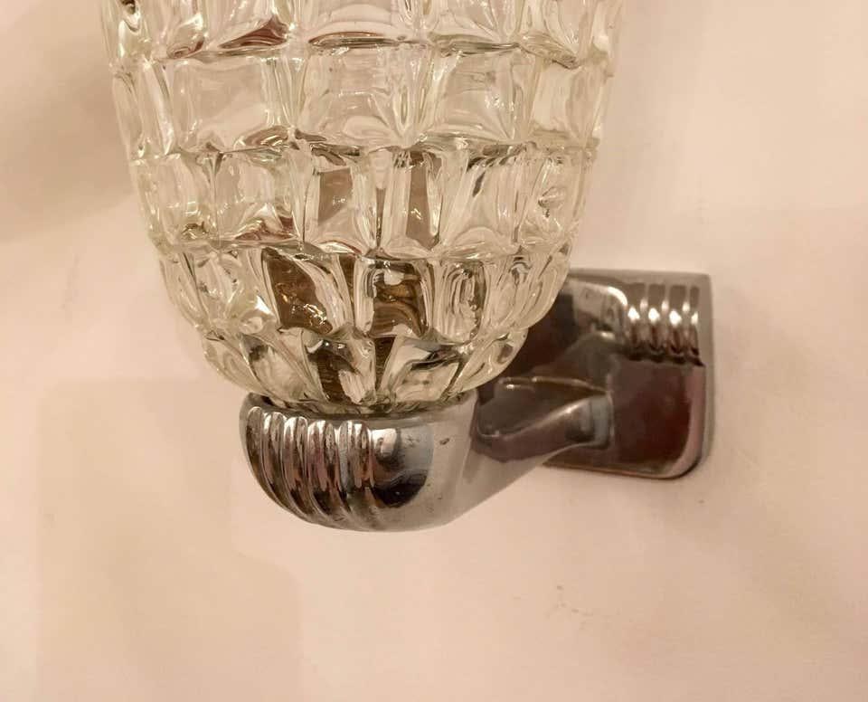 1960s Barovier Murano Glass Wall Light - 8