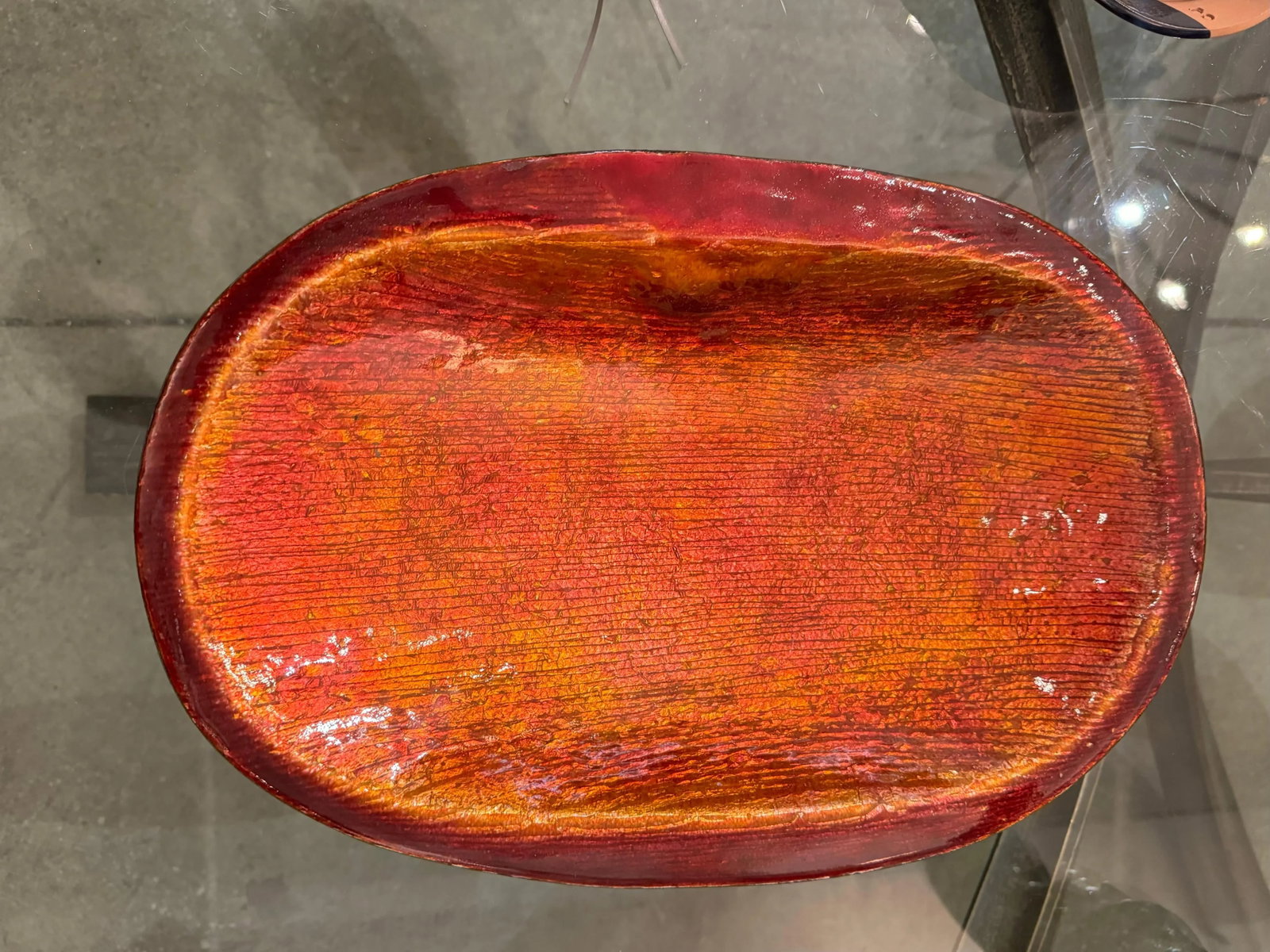 Studio Del Campo 1960s Italian Large Enamel Center Piece - 5