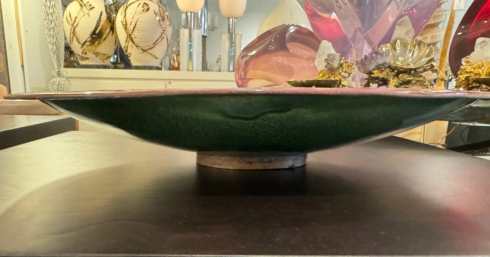 Studio Del Campo 1960s Italian Large Enamel Center Piece - 7