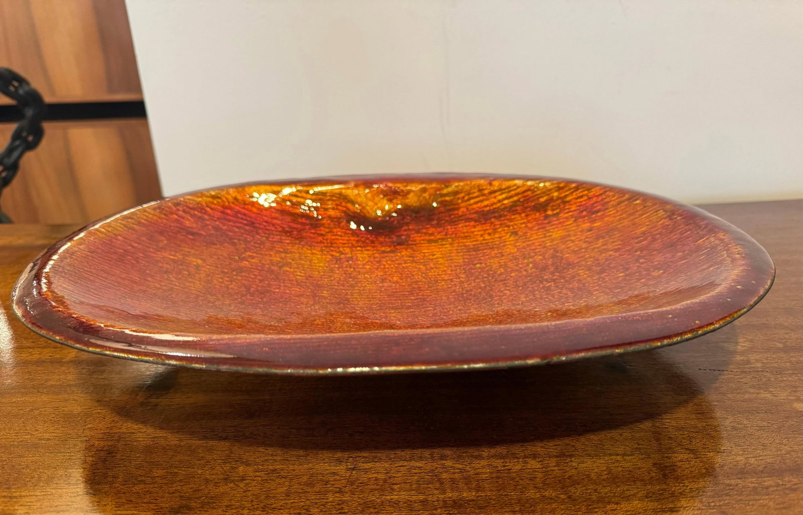 Studio Del Campo 1960s Italian Large Enamel Center Piece - 9