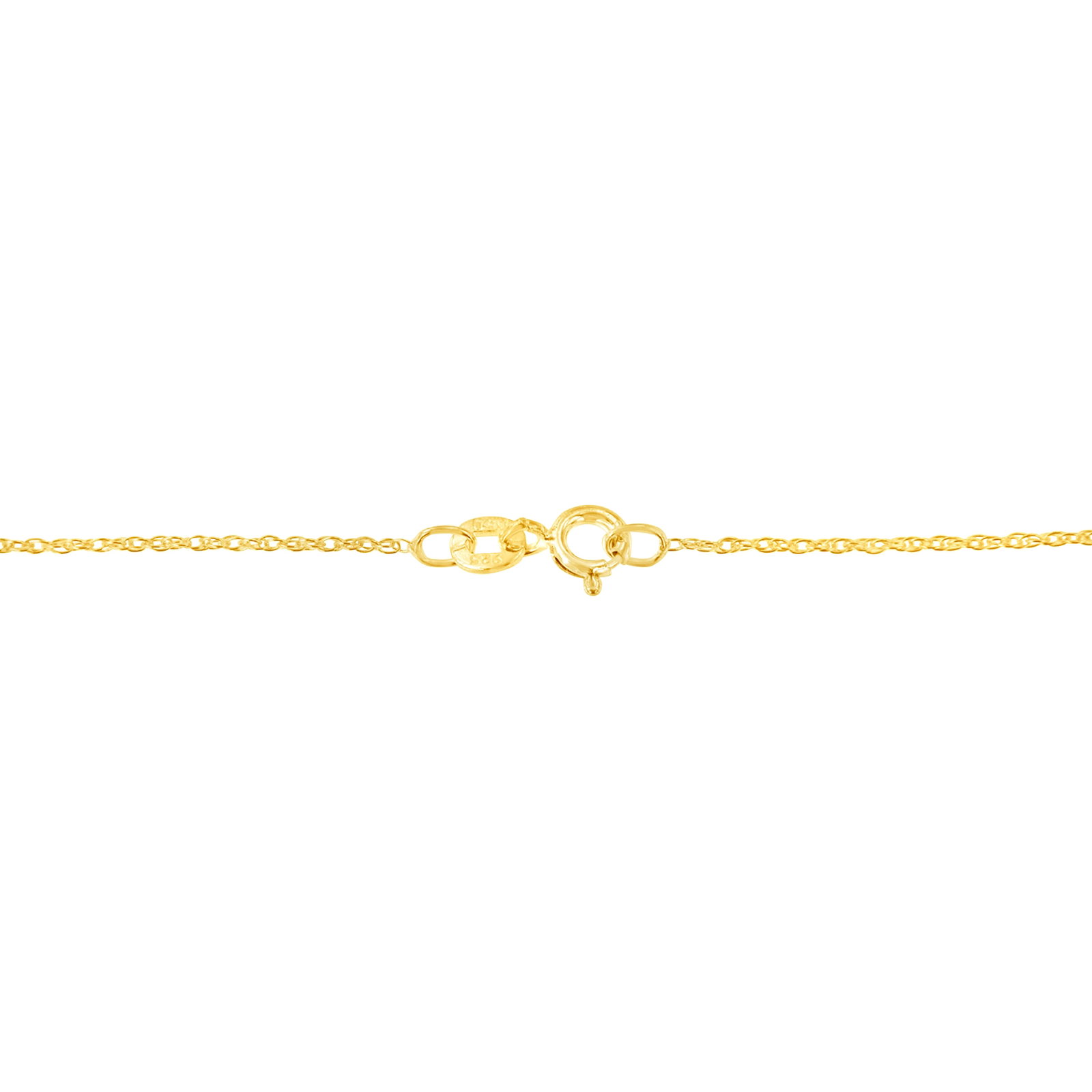 14K Yellow Gold Plated .925 Sterling Silver 1.0 Cttw Round and Baguette-Cut Diamond Composite Hearth - 3