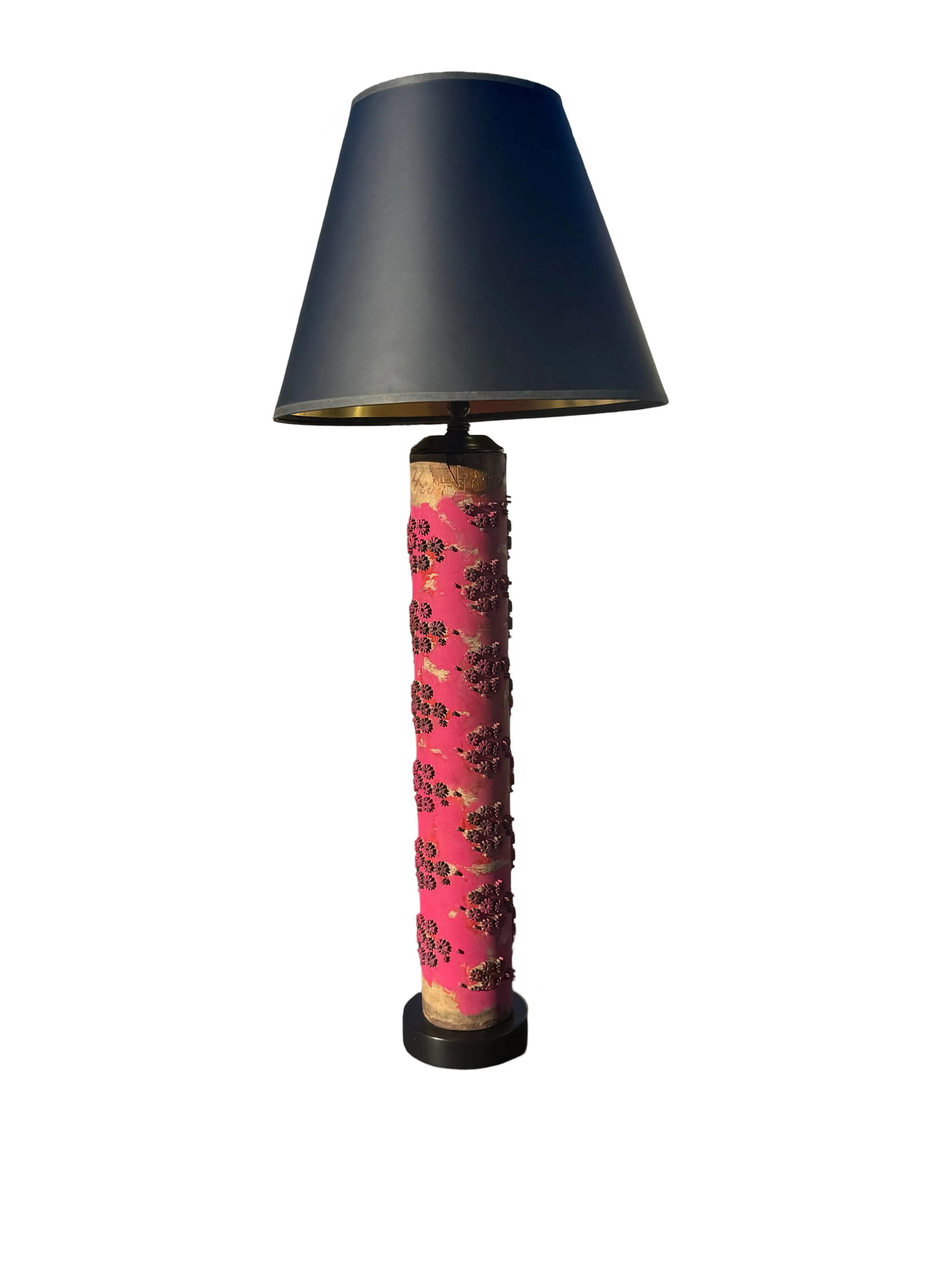 Vintage Wallpaper Roller Lamp - 2