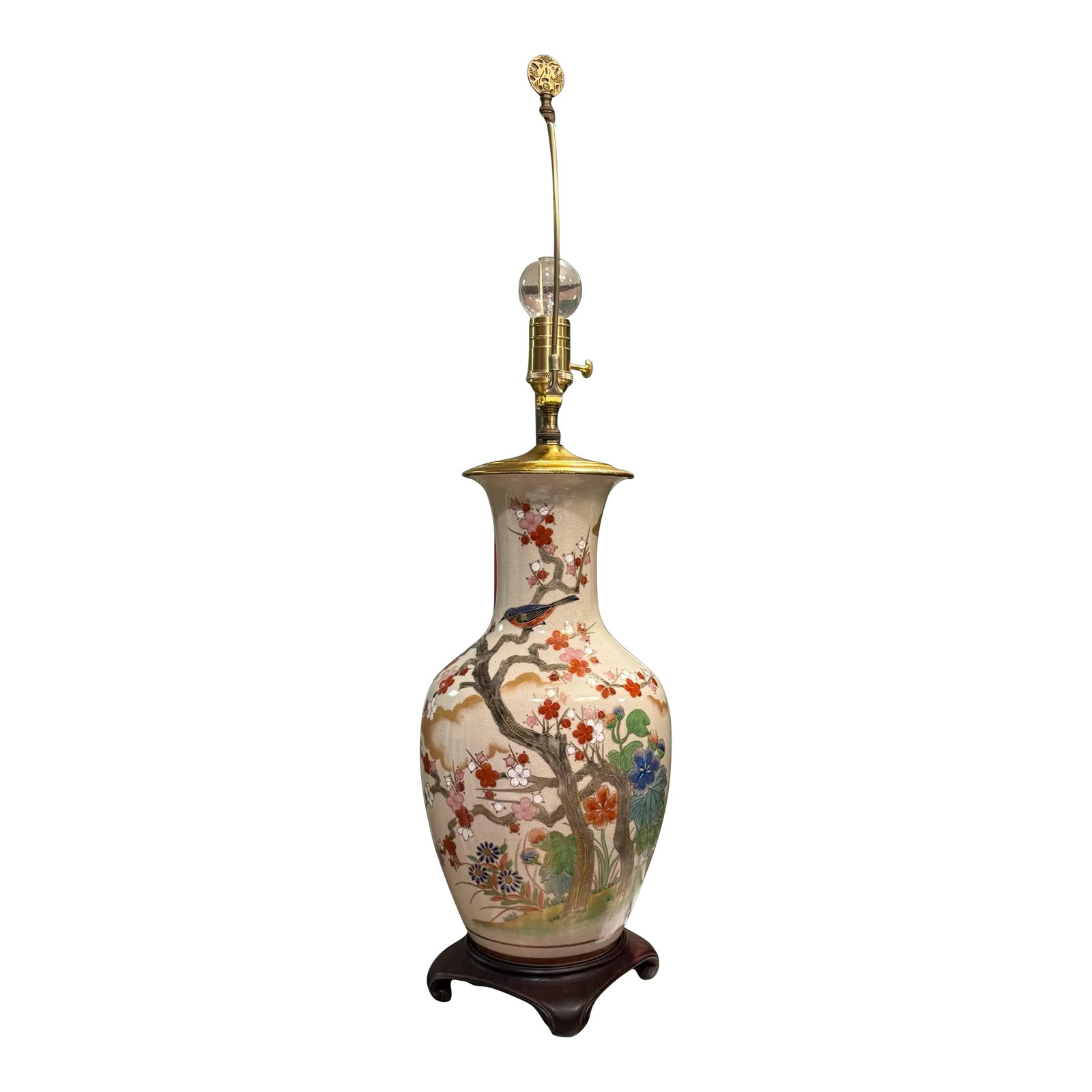 Japanese Satsuma Vase Lamp (1 of 7)